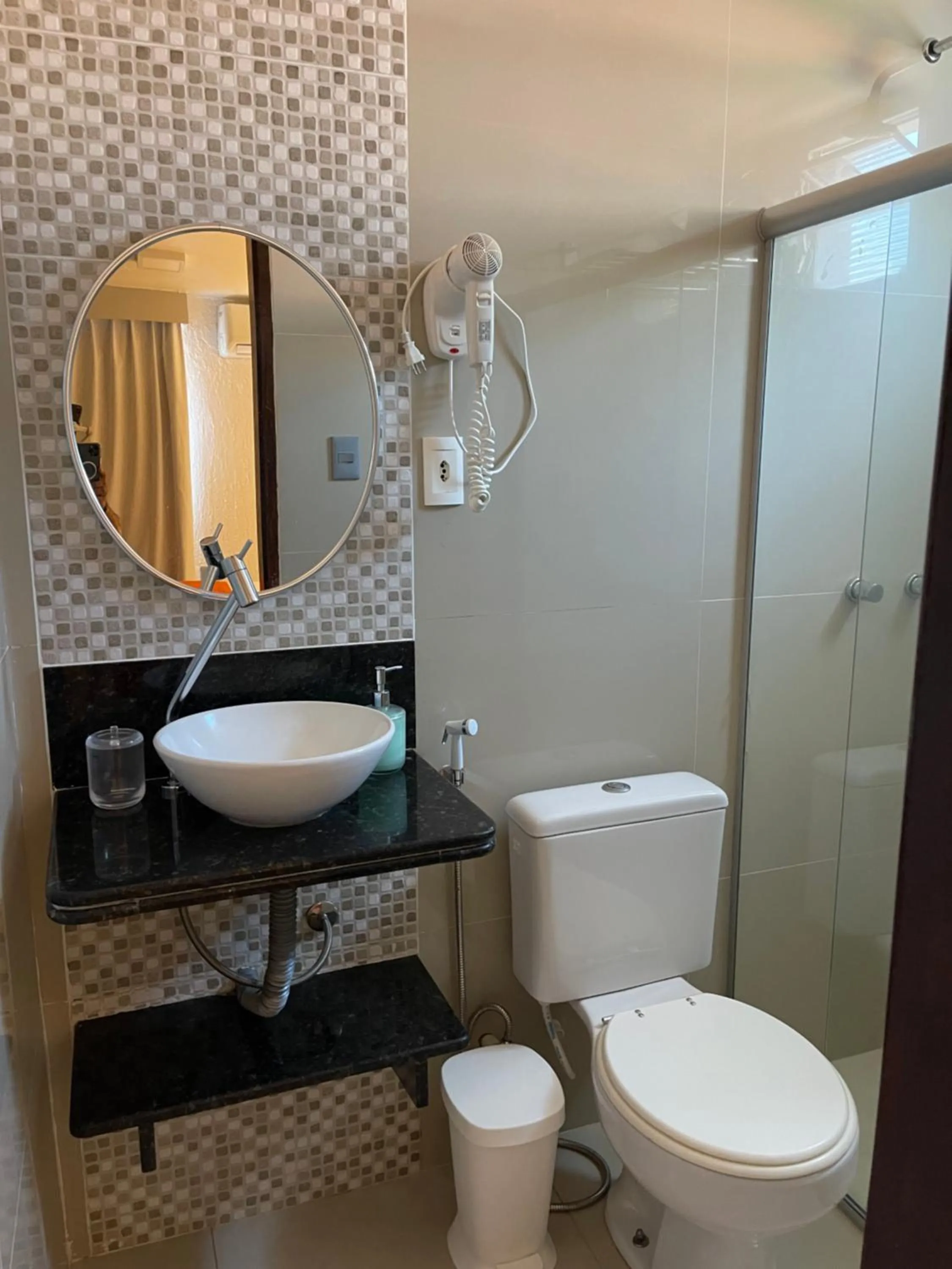 Shower in Pousada Del Mares