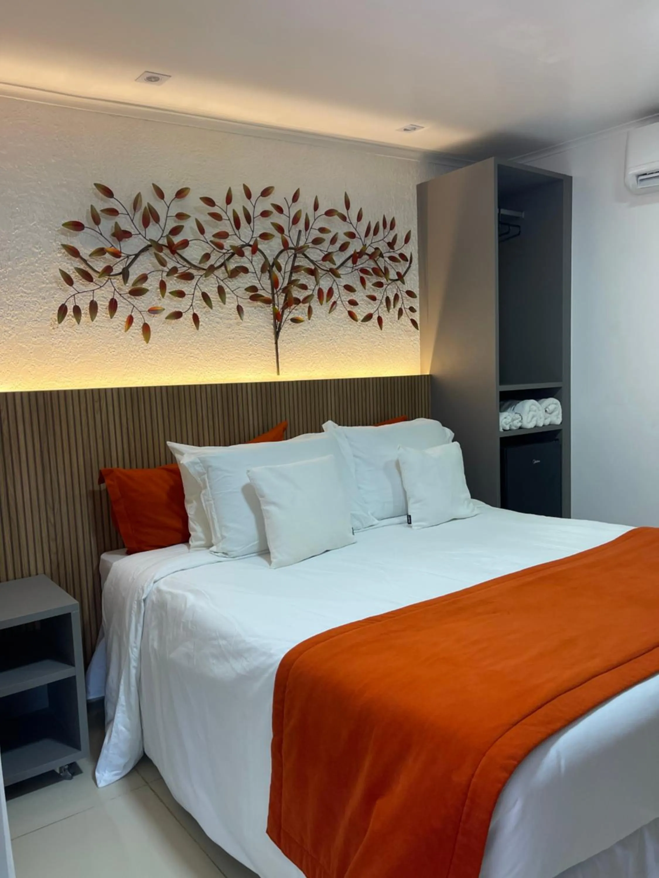 Bed in Pousada Del Mares