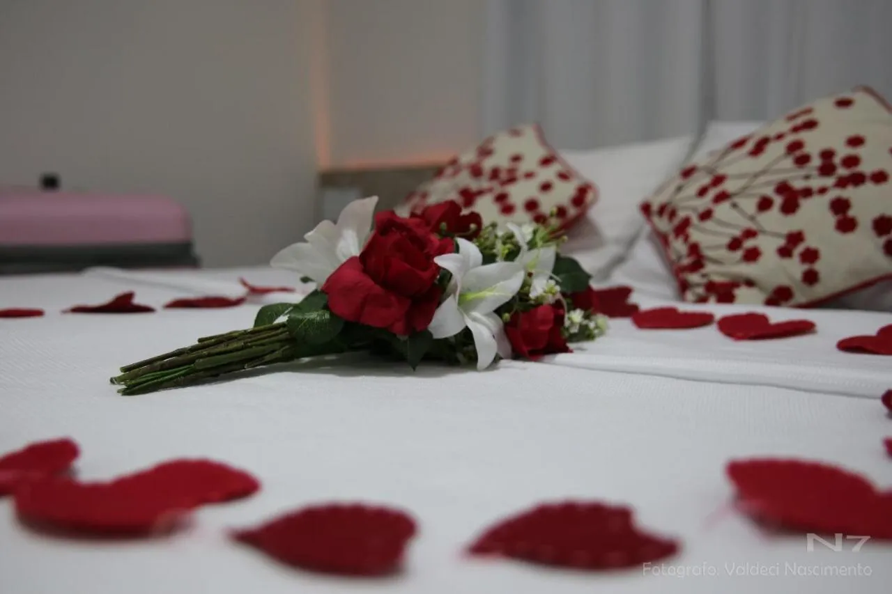 Bed in Pousada Del Mares