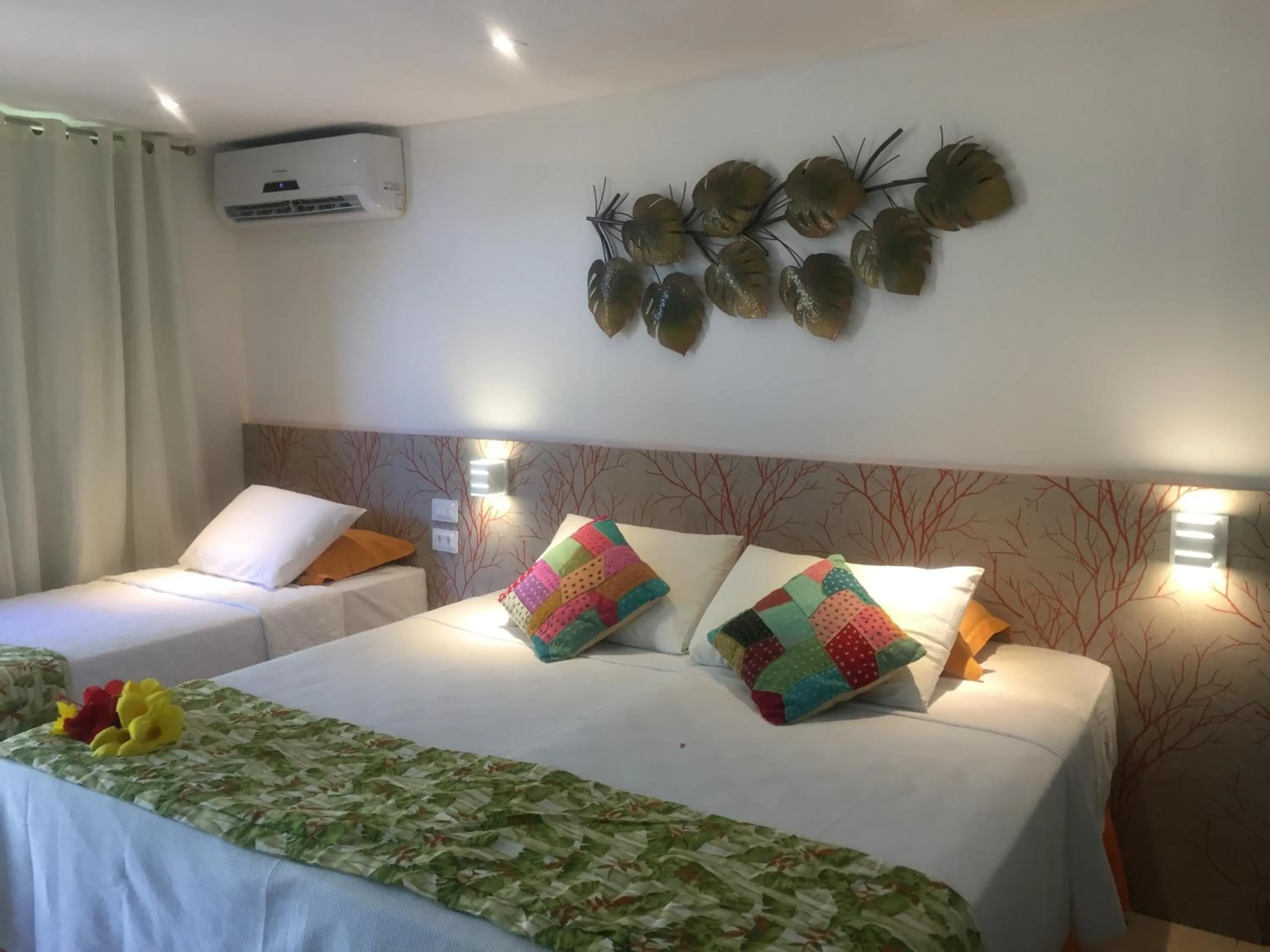 Bed in Pousada Del Mares