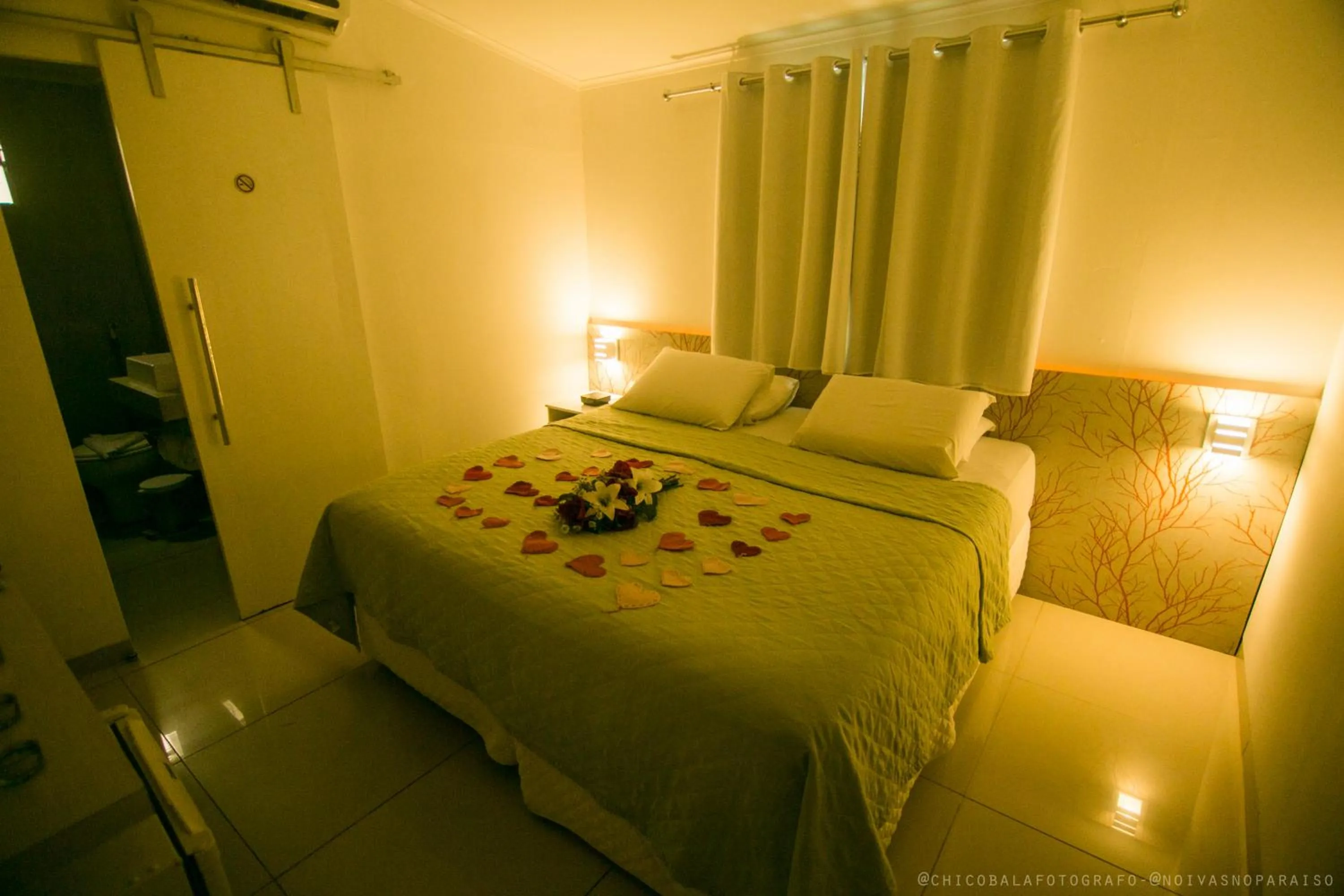 Bed in Pousada Del Mares