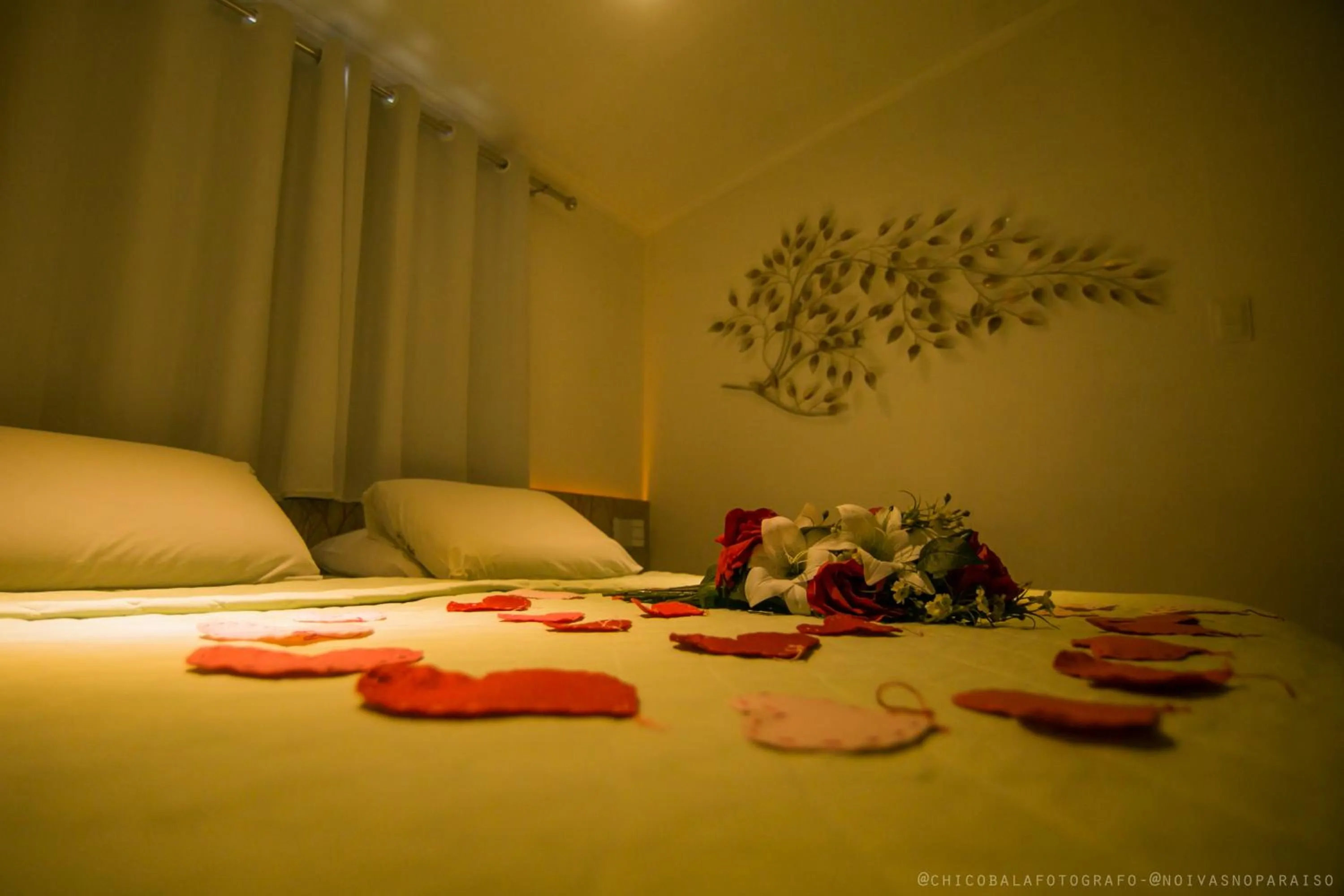 Bed in Pousada Del Mares