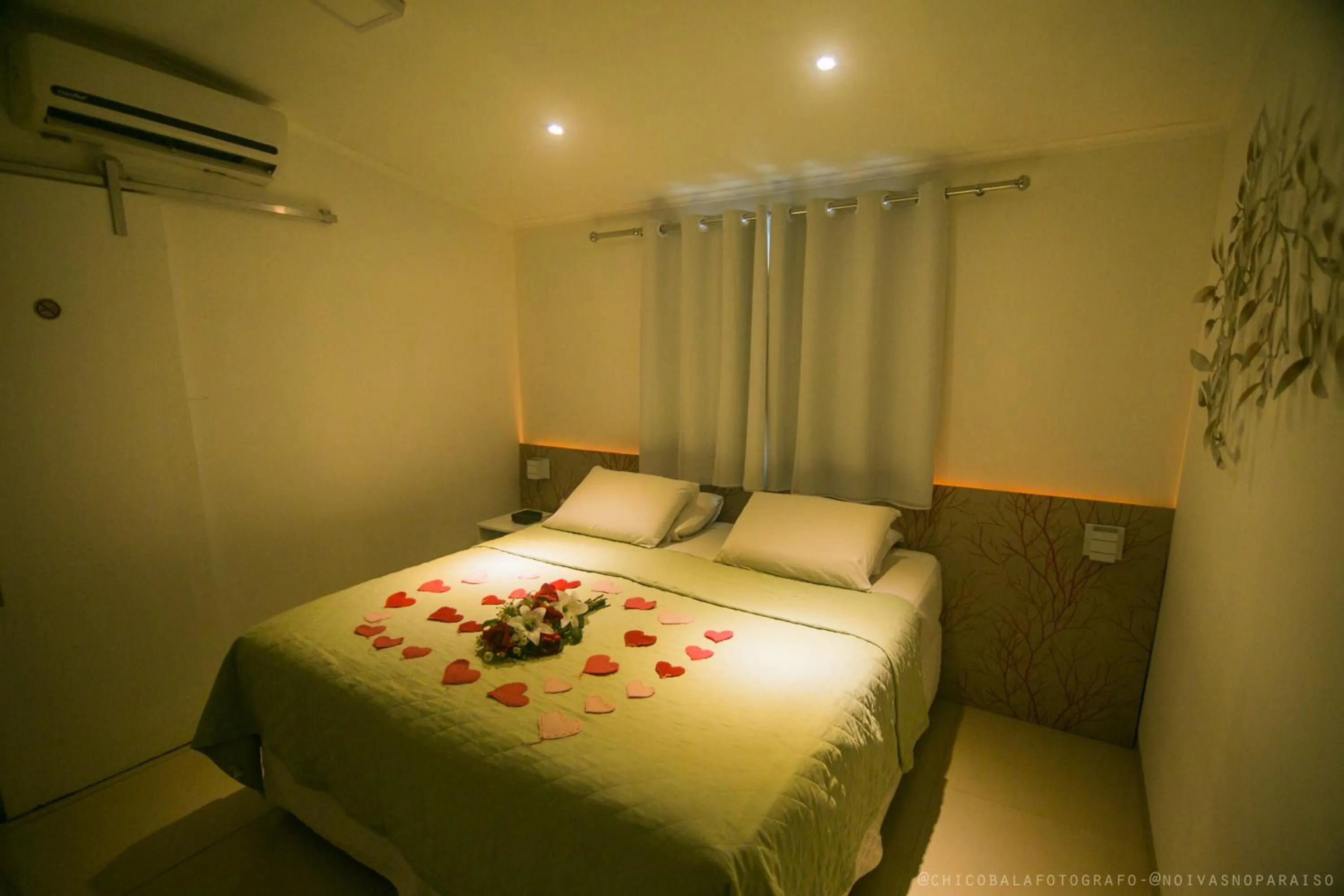 Bed in Pousada Del Mares