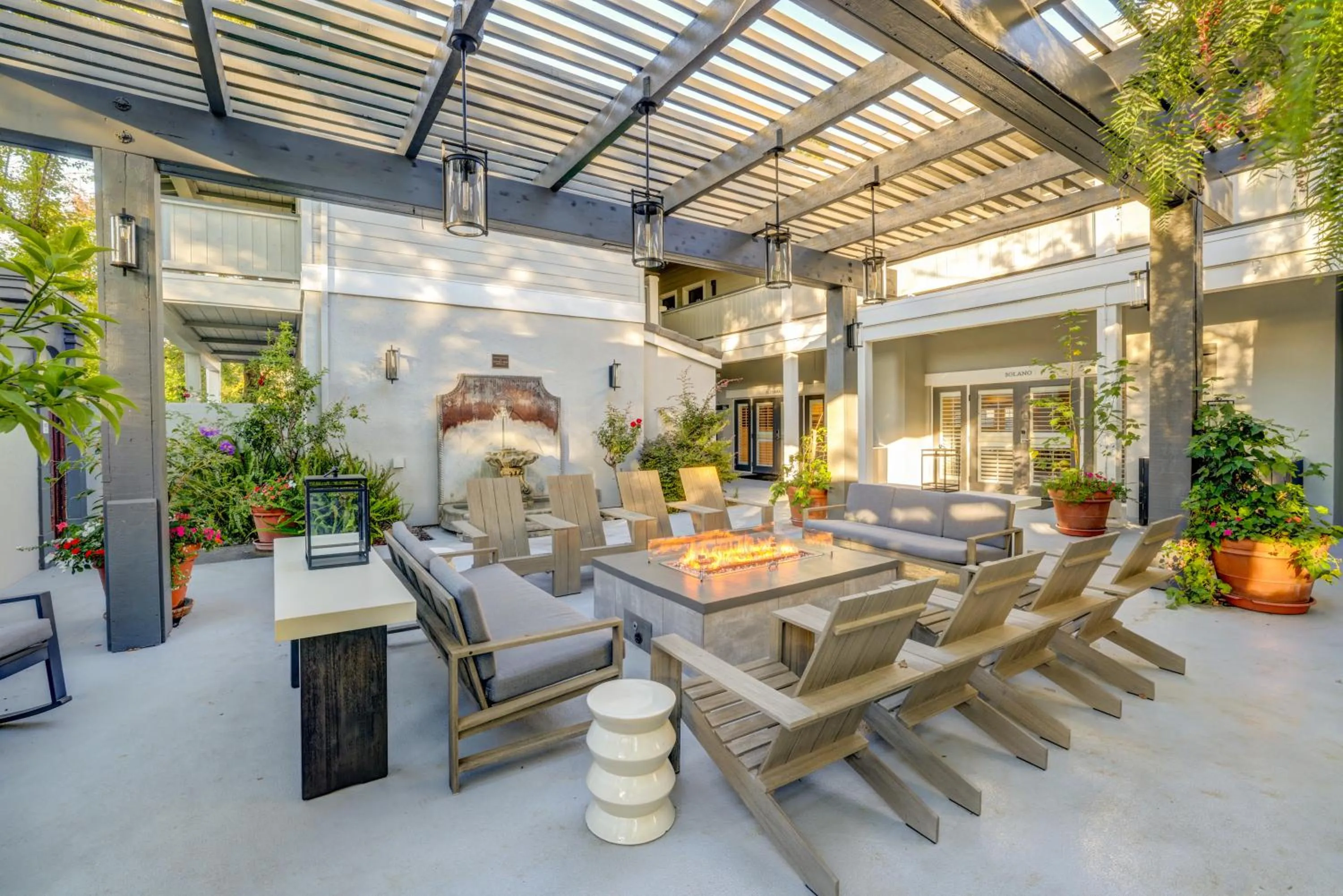 Patio in Best Western Sonoma Valley Inn & Krug Event Center