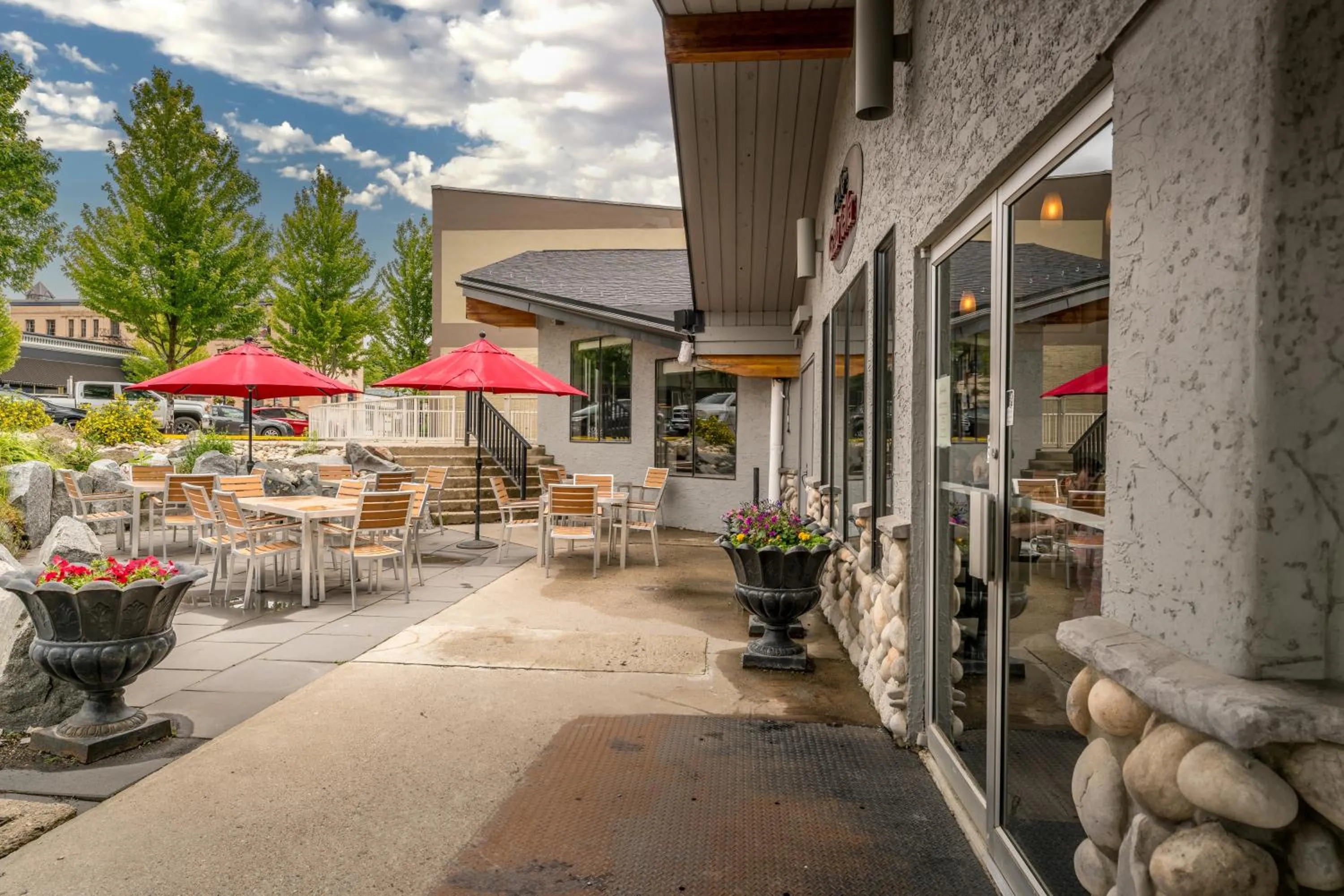Patio in Prestige Mountain Resort Rossland
