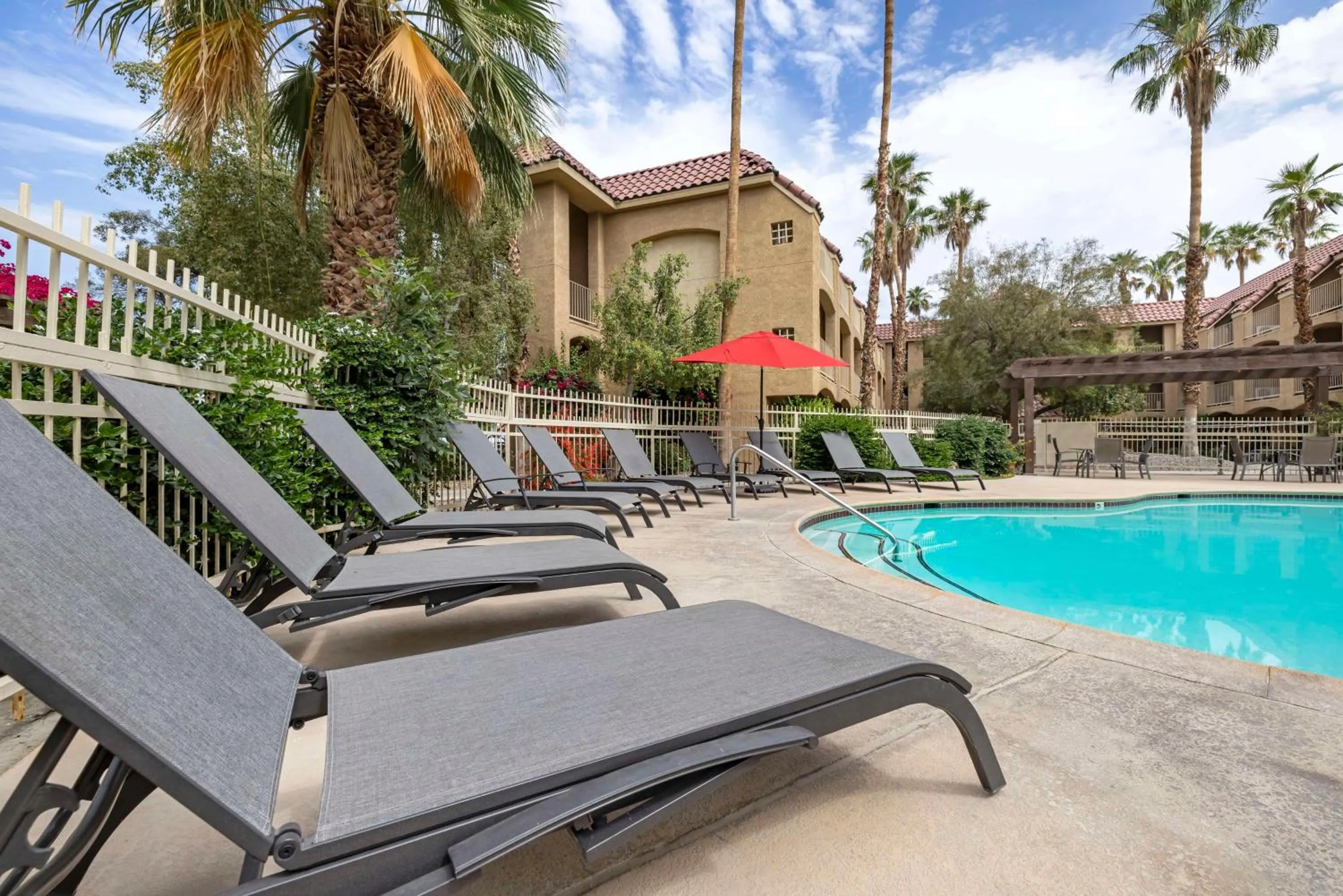 Pool view in Best Western Plus Palm Desert Resort