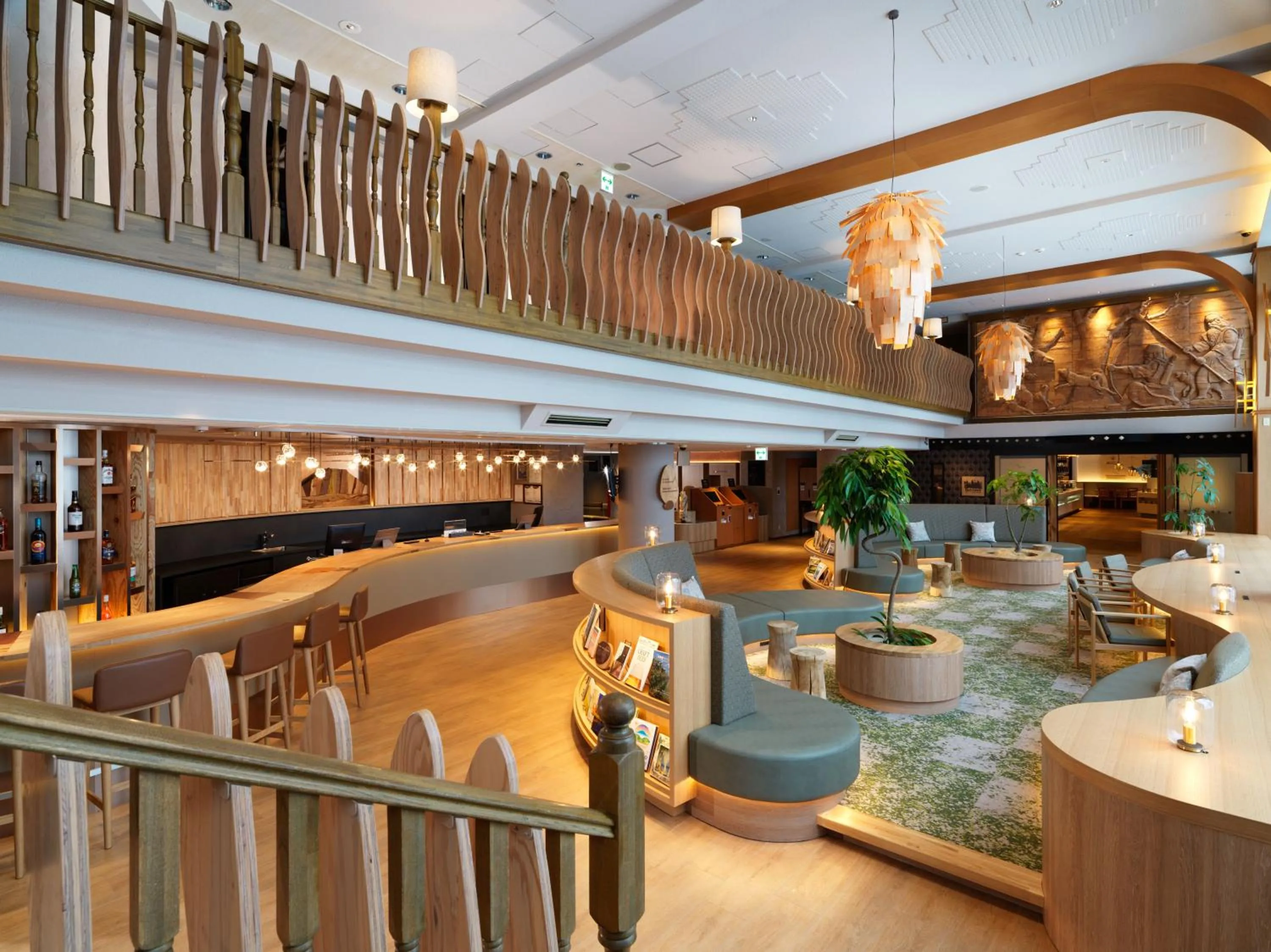 Seating area in THE FOREST AKAN Tsuruga Resort