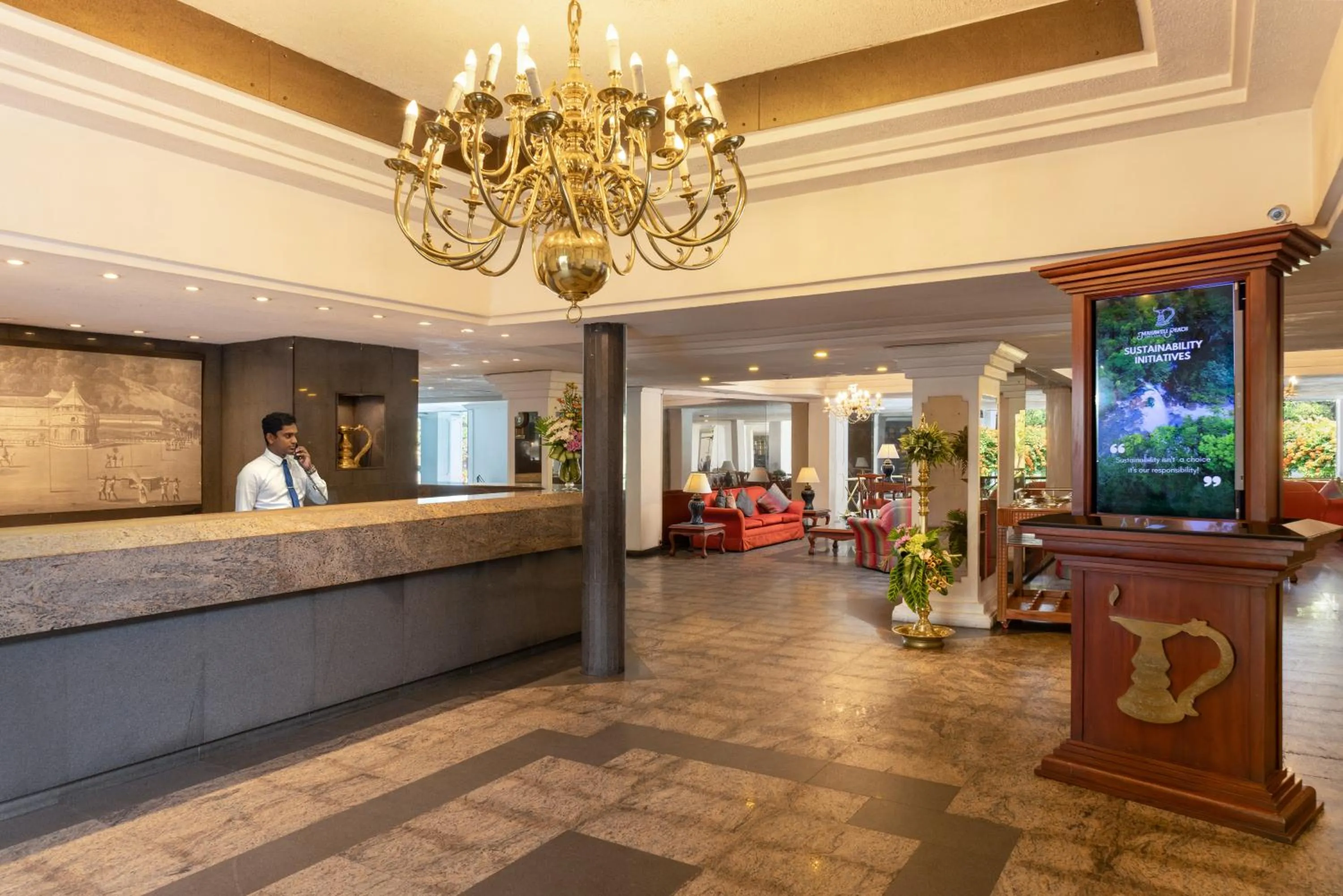 Lobby or reception in Mahaweli Reach Hotel