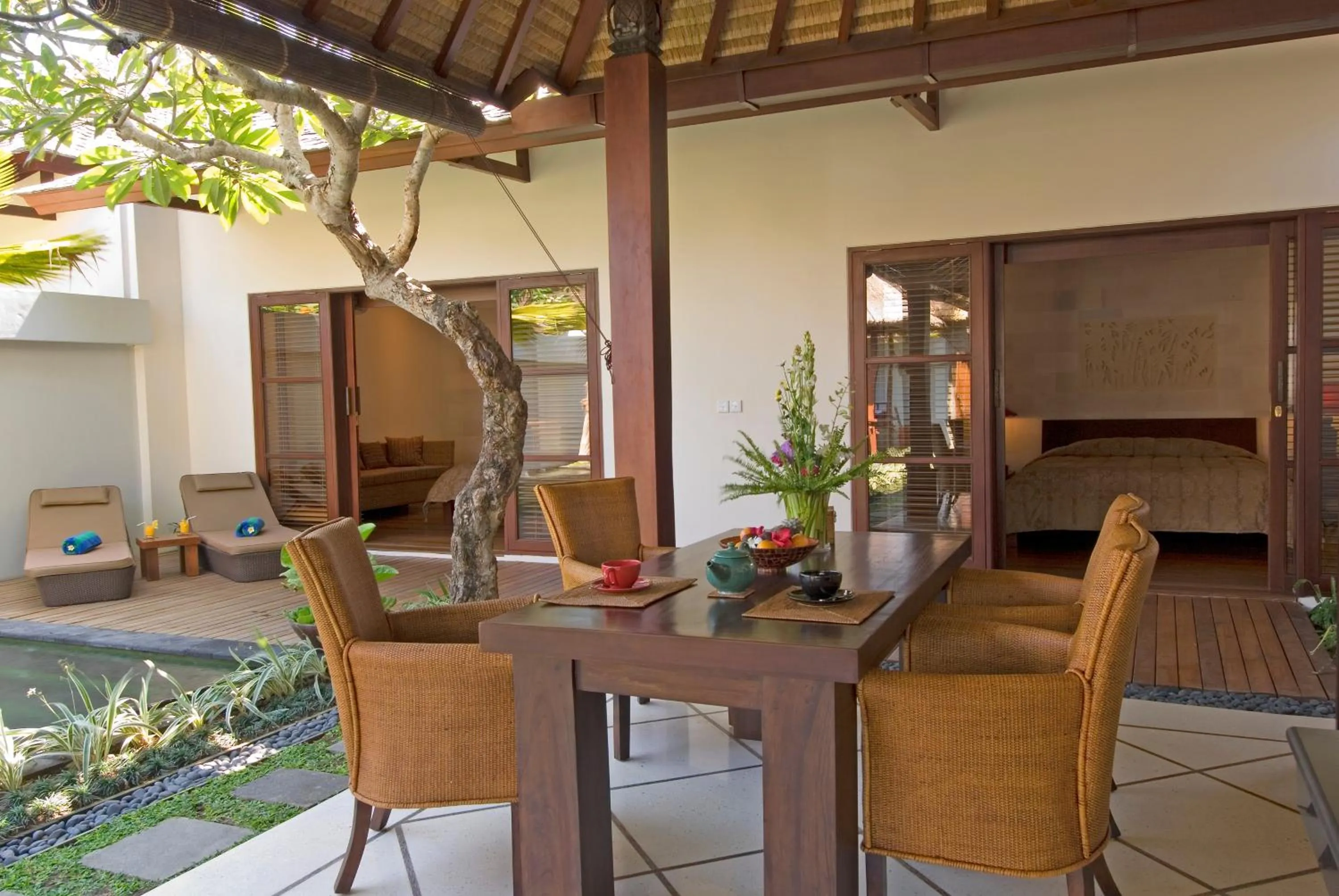 Dining area in Ellora Villa