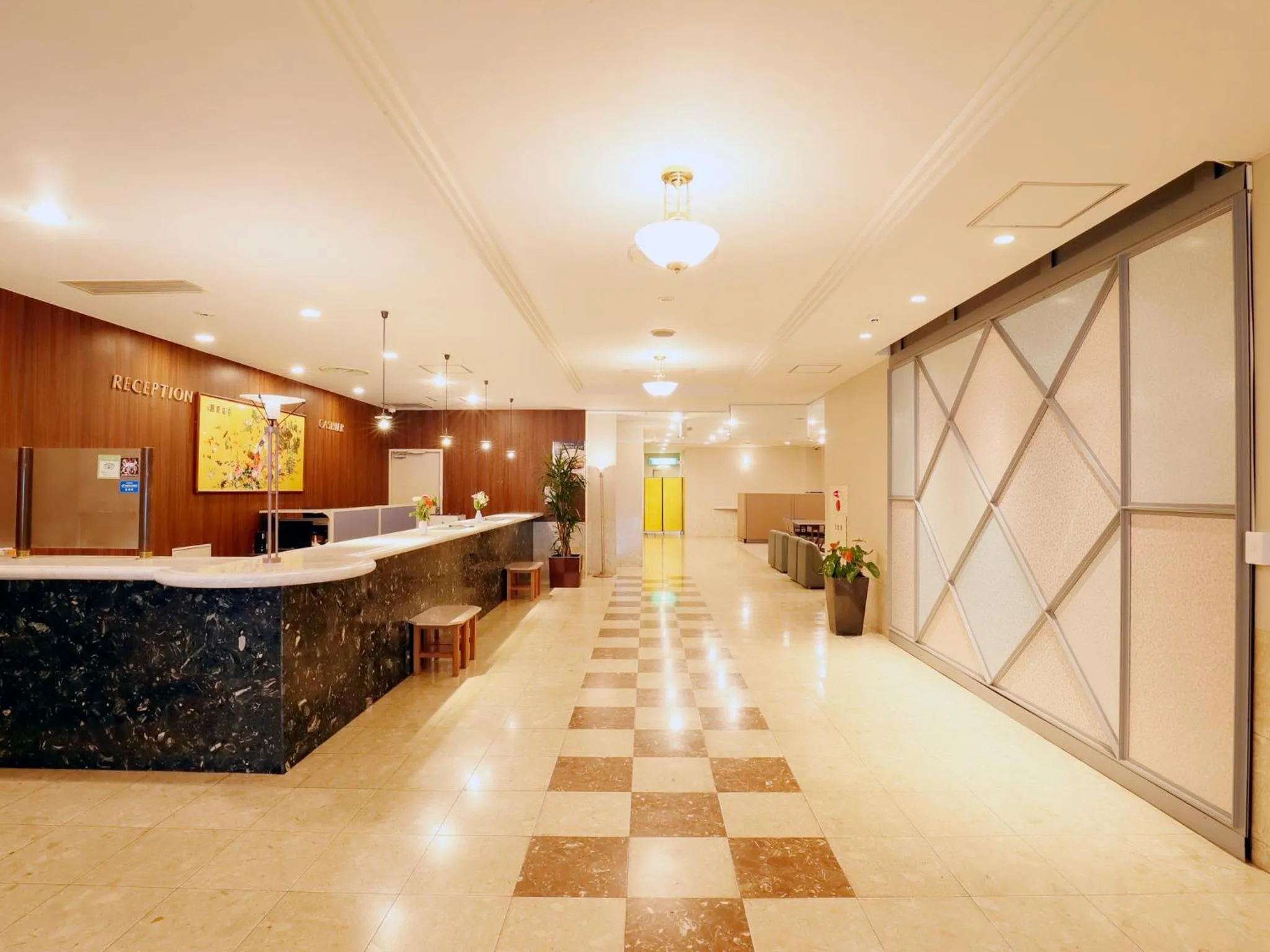Lobby or reception in Hotel Pearl City Sendai