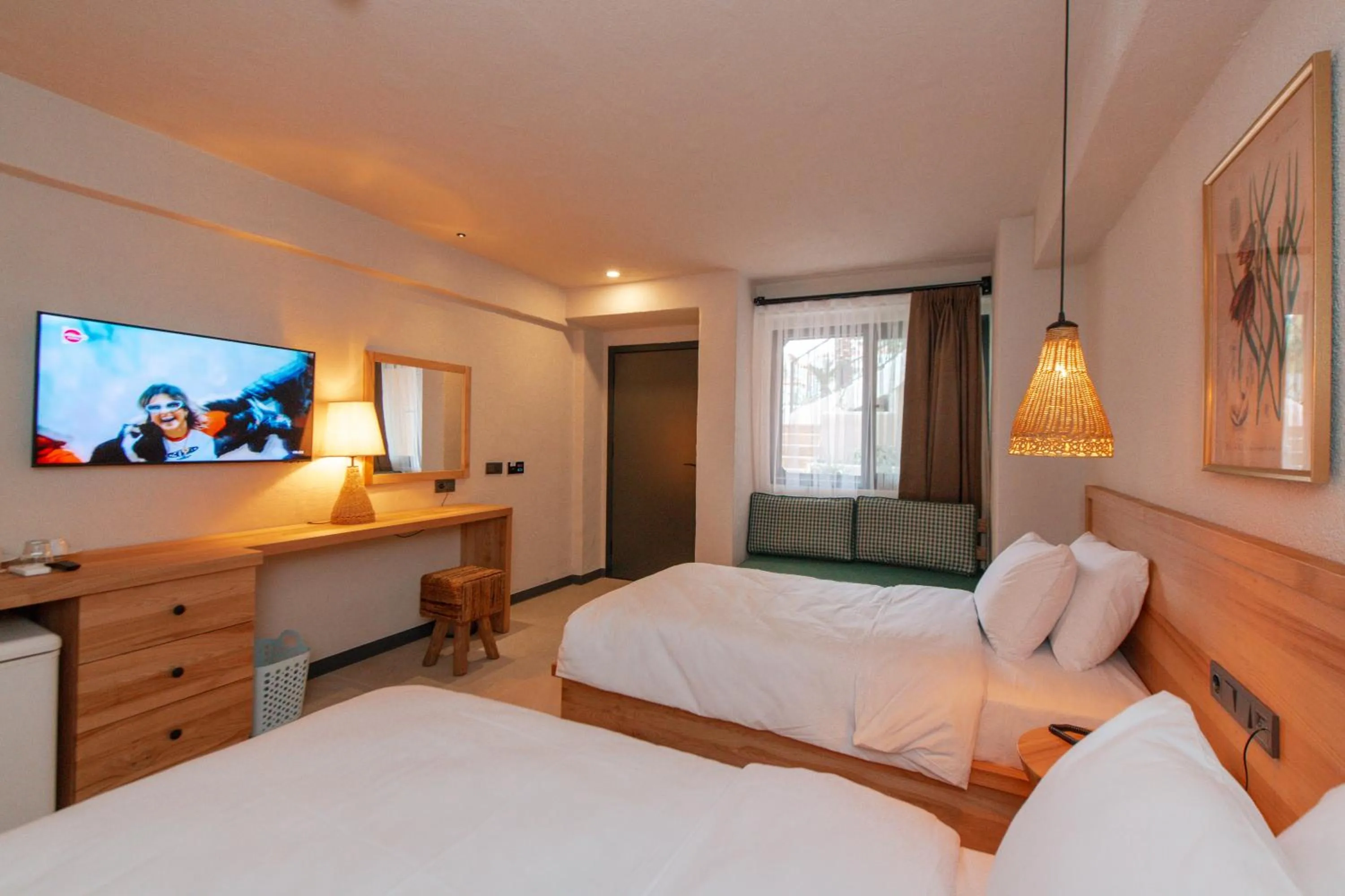 Photo of the whole room, Bed in Unsal Hotel