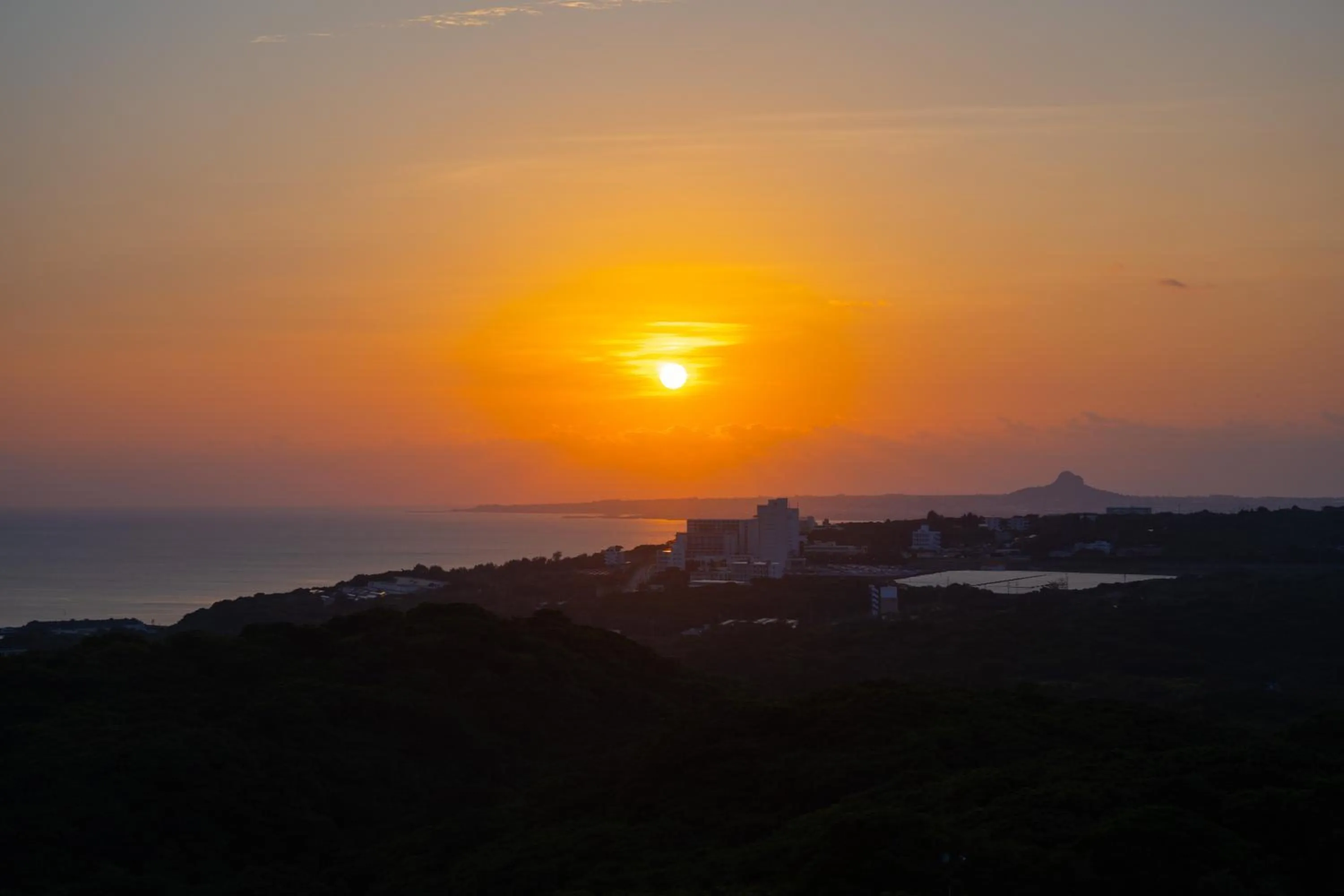 Natural landscape in Motobu Green Park and Golf Course