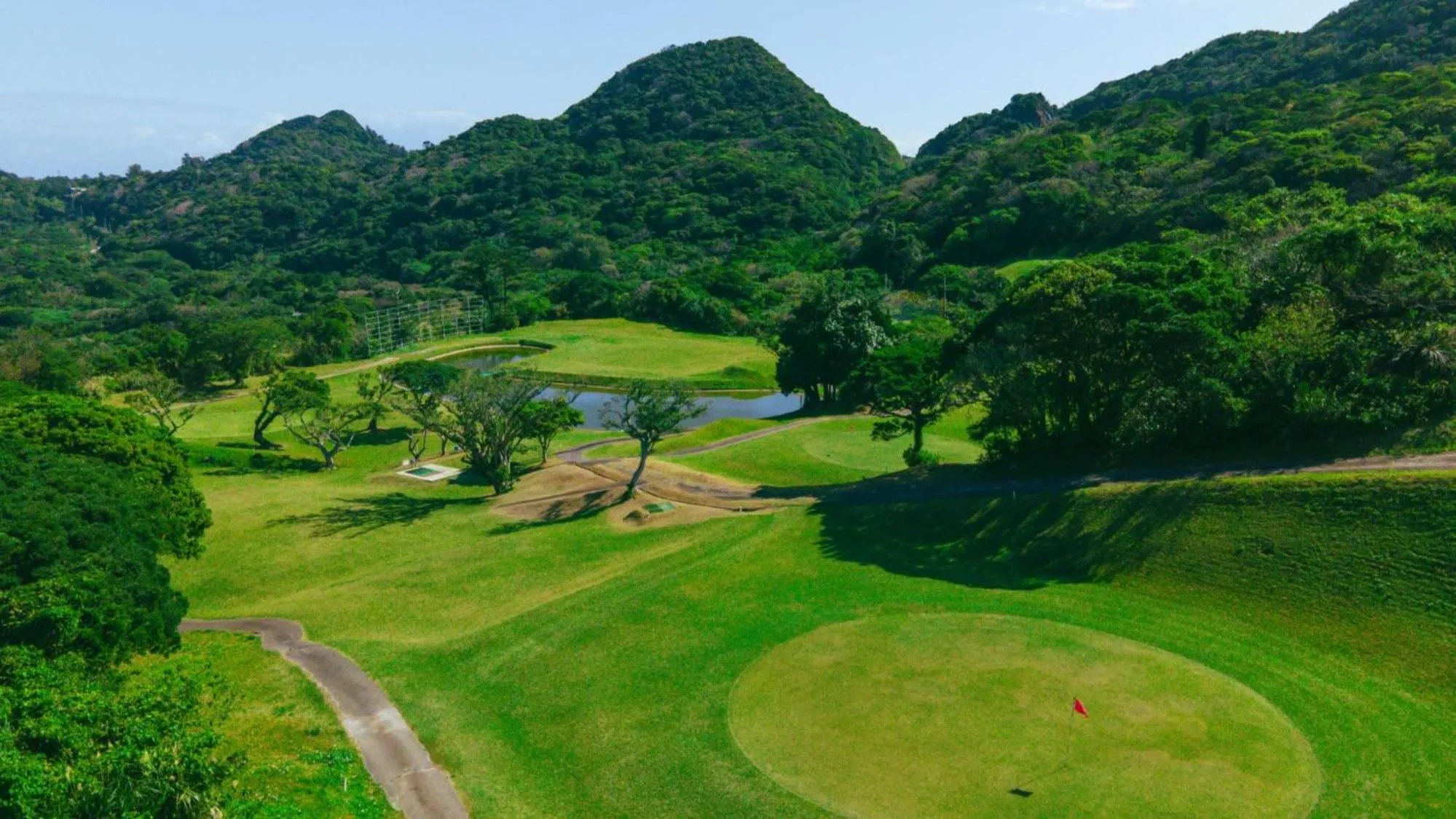 Golfcourse in Motobu Green Park and Golf Course