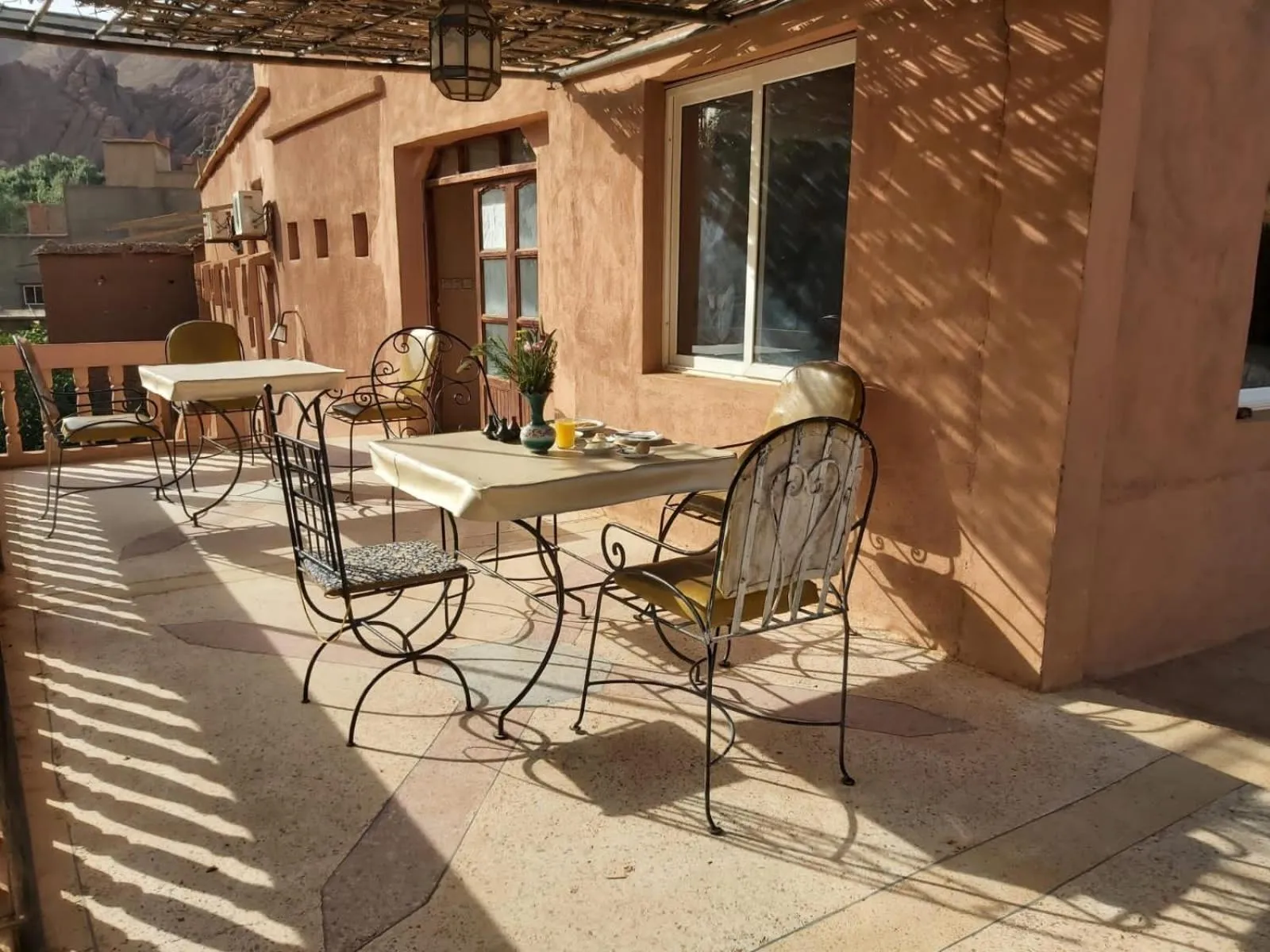 Patio in kasbah Ait arbi