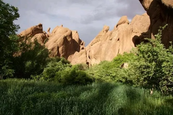 Hiking in kasbah Ait arbi