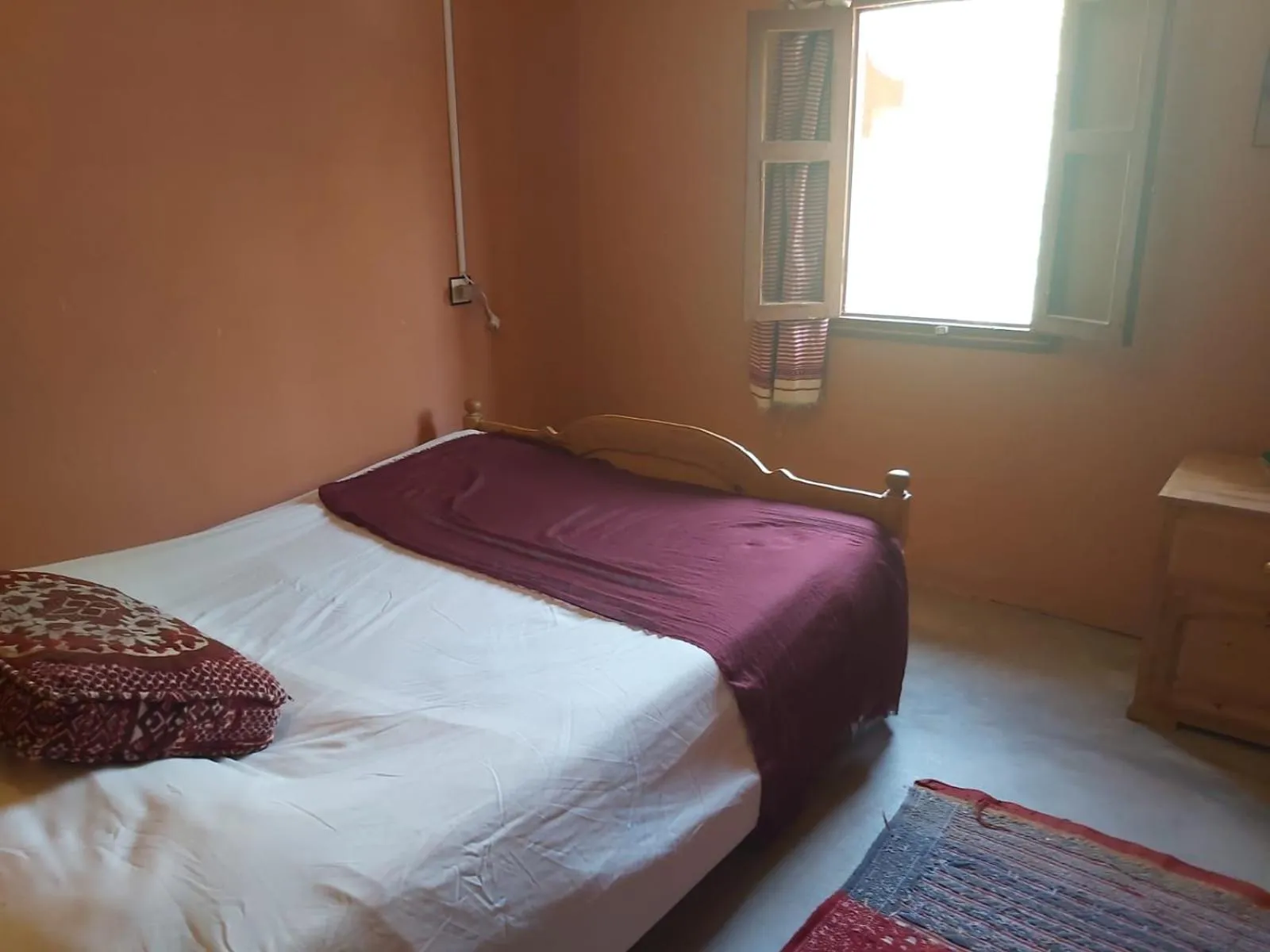 Bed in kasbah Ait arbi