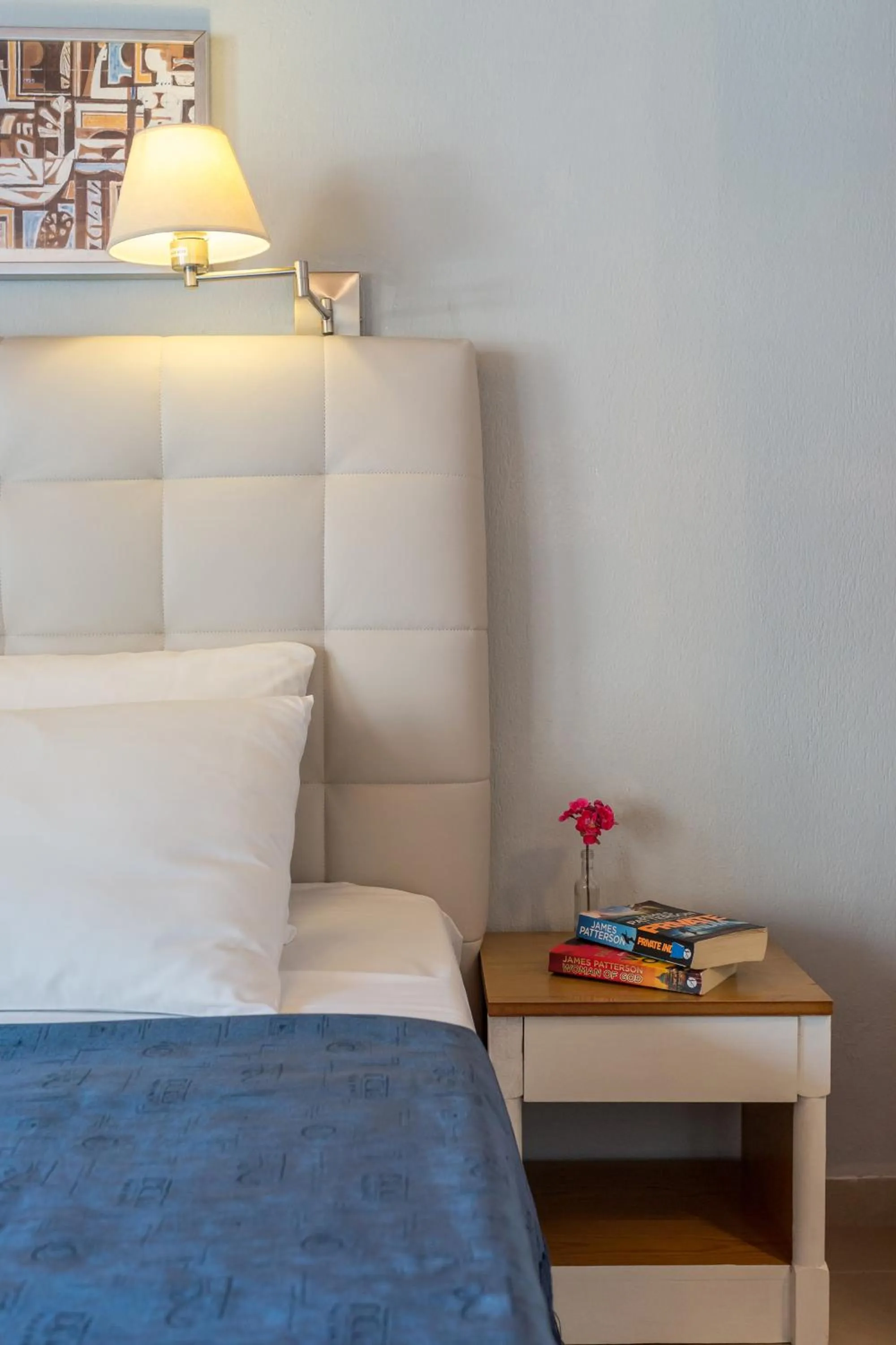 Decorative detail, Bed in Hotel Akti