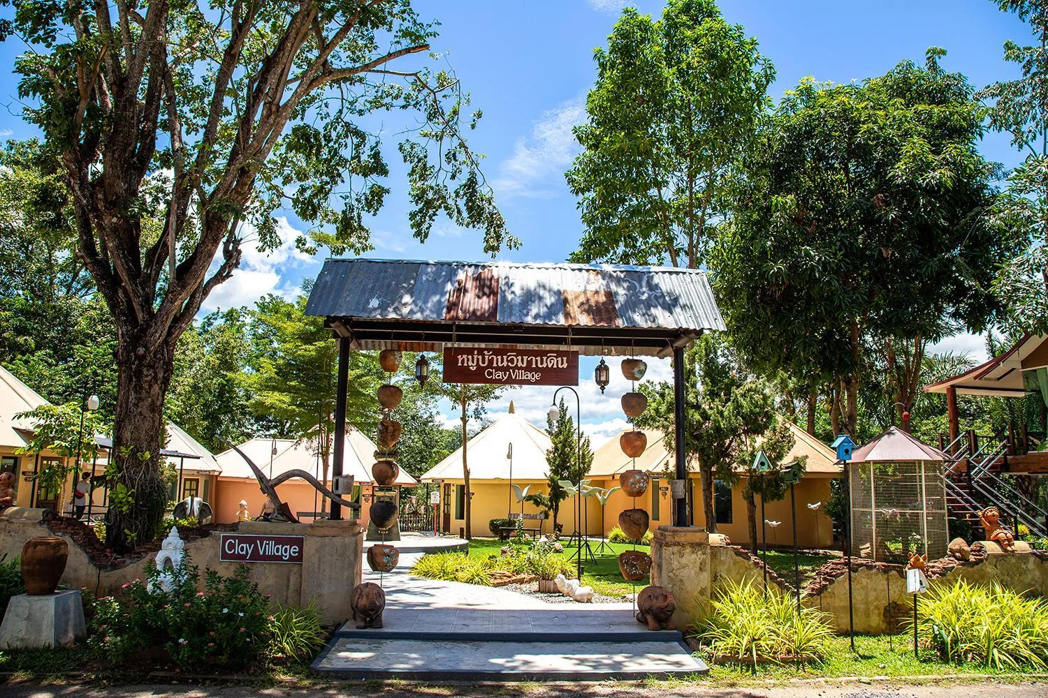 Garden in Yoko River Kwai Resort