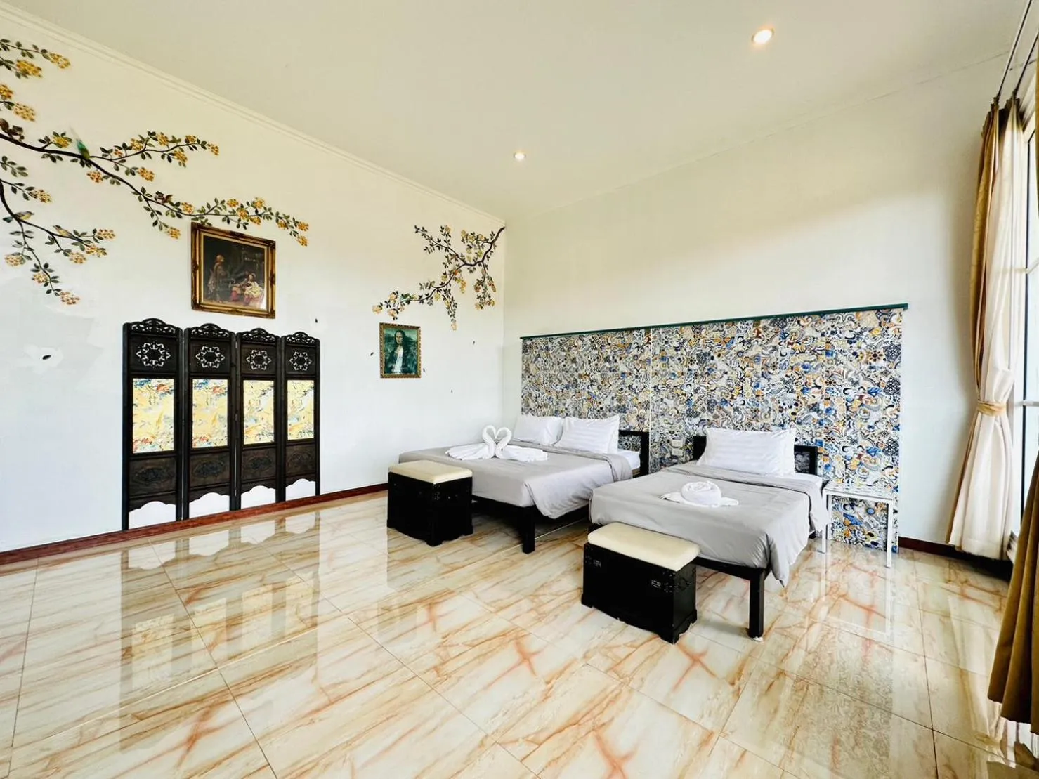 Bedroom, Bed in Yoko River Kwai Resort