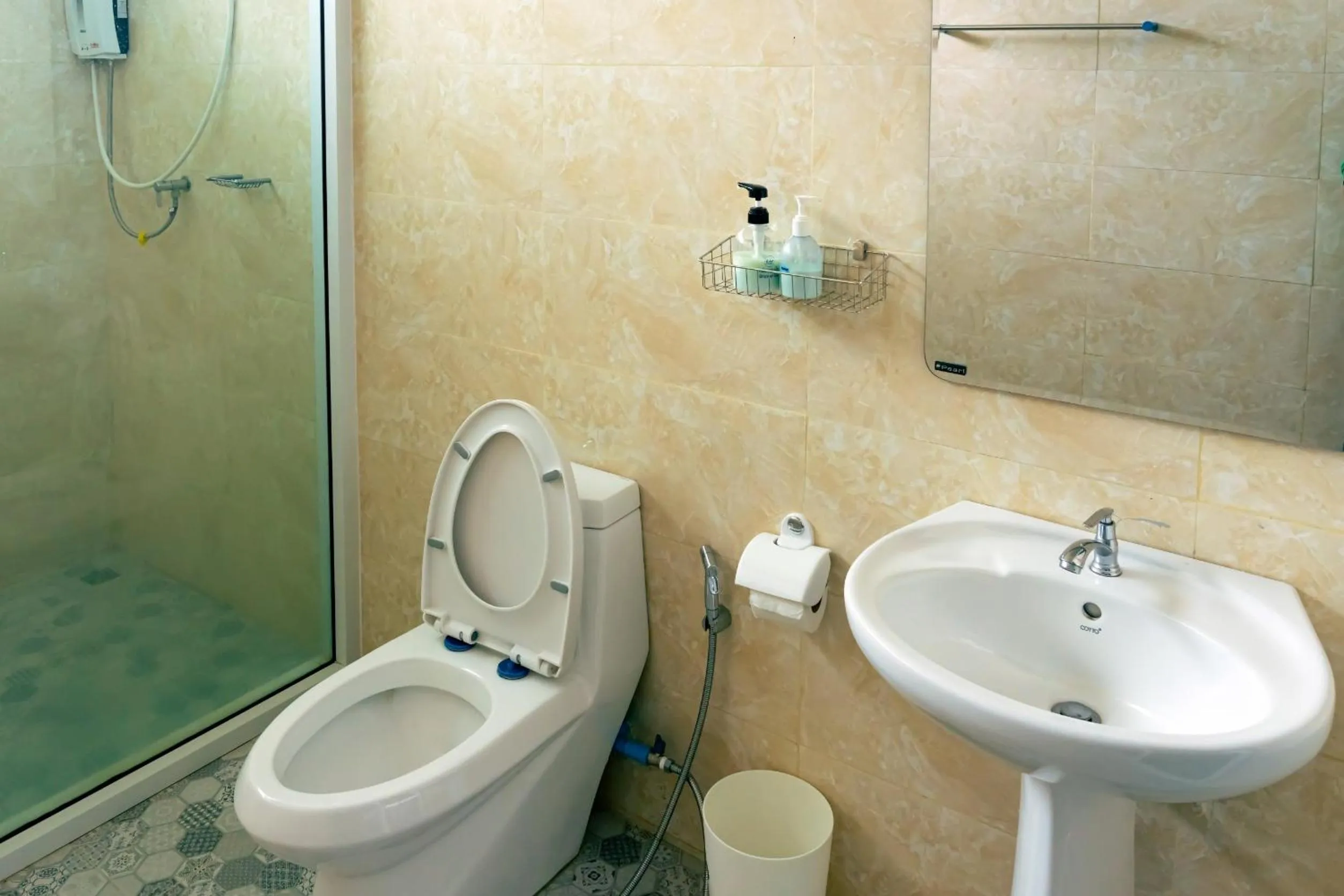 Bathroom in Yoko River Kwai Resort