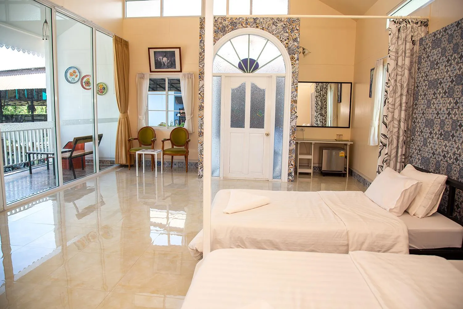 Bedroom, Bed in Yoko River Kwai Resort