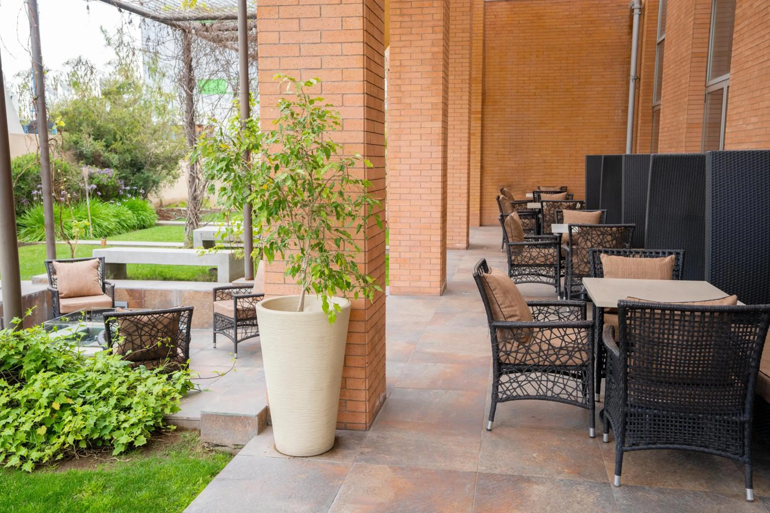 Balcony/Terrace in Hilton Garden Inn Santiago Airport