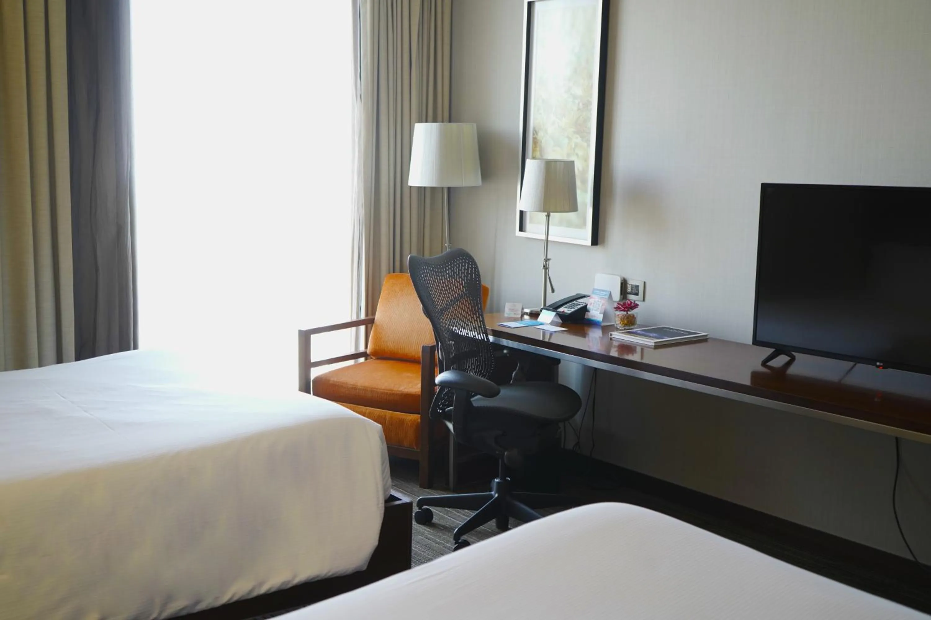 Bed in Hilton Garden Inn Santiago Airport