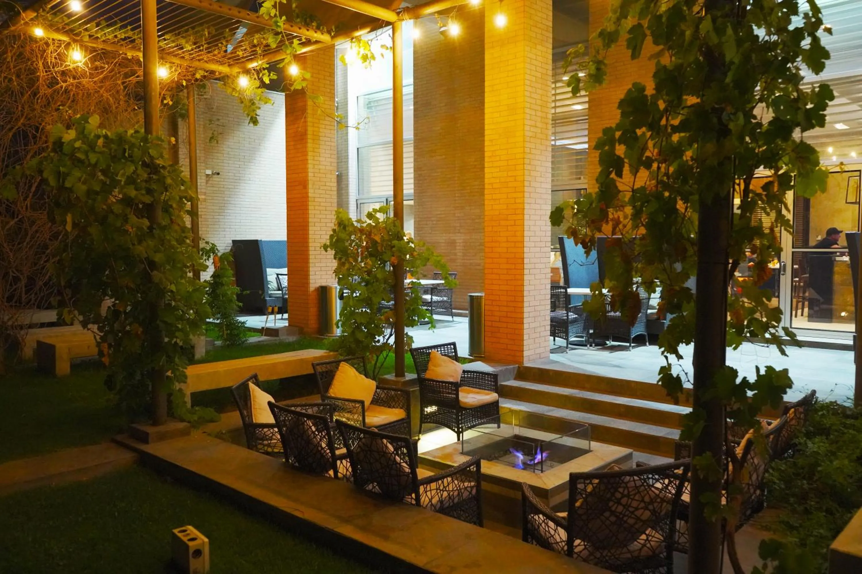 Off site in Hilton Garden Inn Santiago Airport