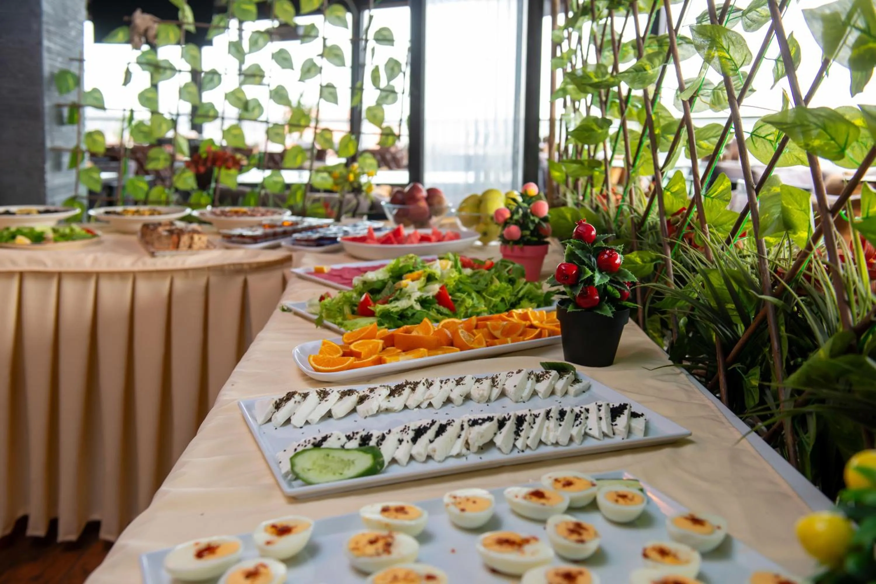 Food and drinks in Grand Abimo Hotel