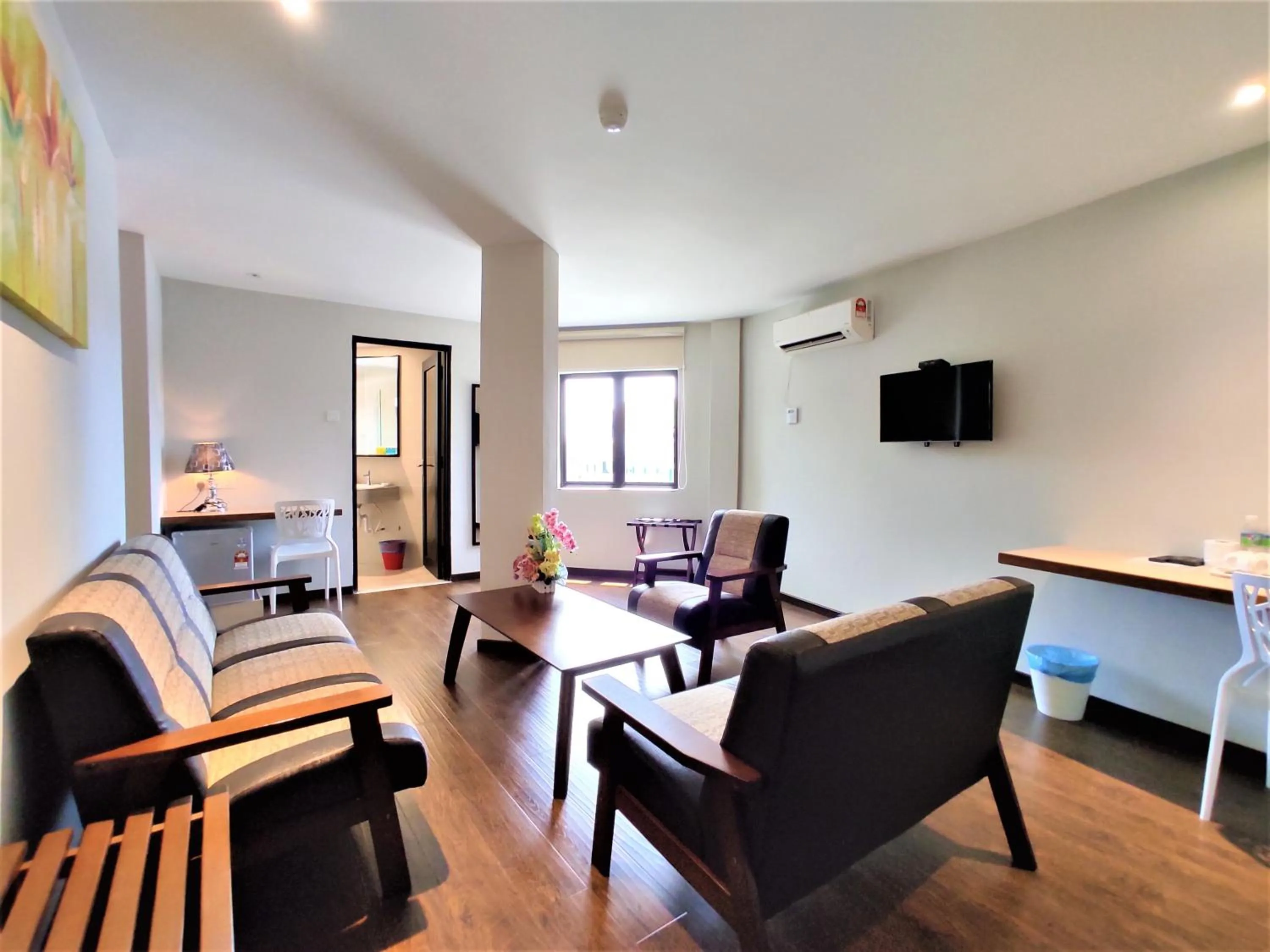 Living room in Apple Suites Hotel