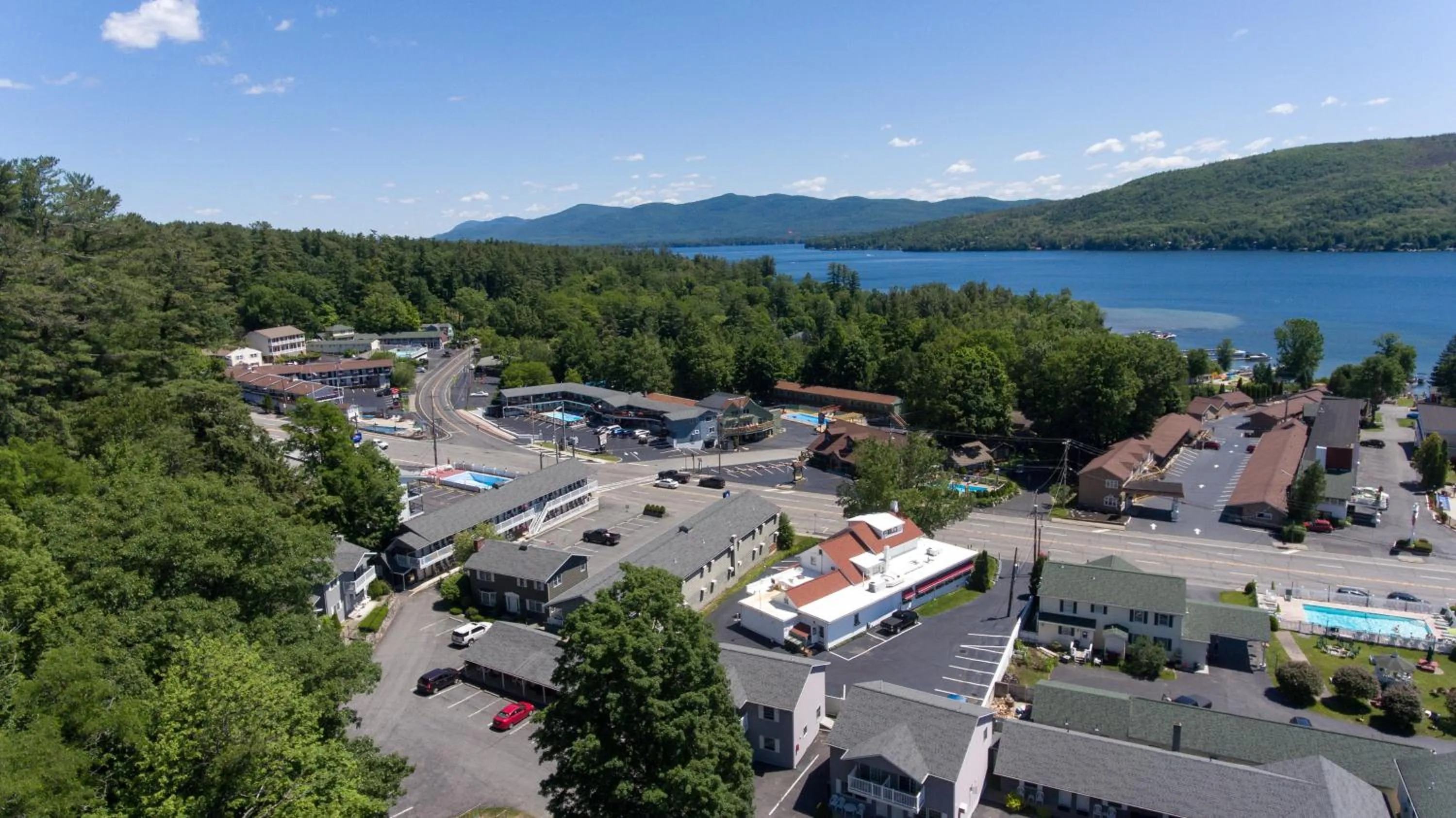Mountain view in Adirondack Retreat Inn & Suites