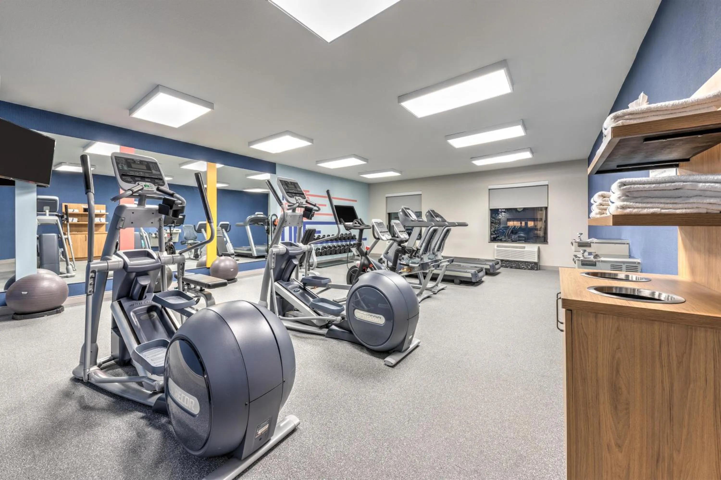 Fitness centre/facilities in Hampton Inn and Suites Houston Pasadena