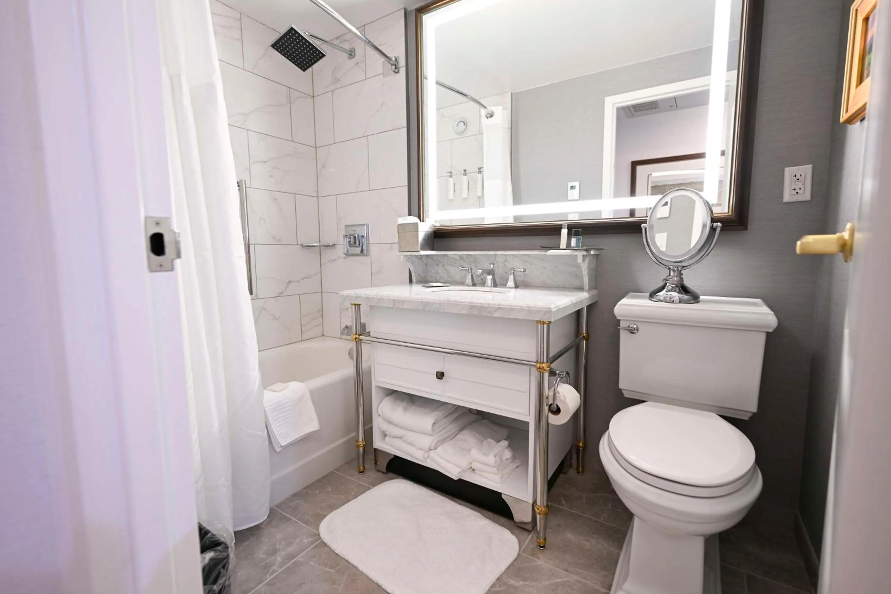 Bathroom in Hotel Roanoke & Conference Center, Curio Collection by Hilton