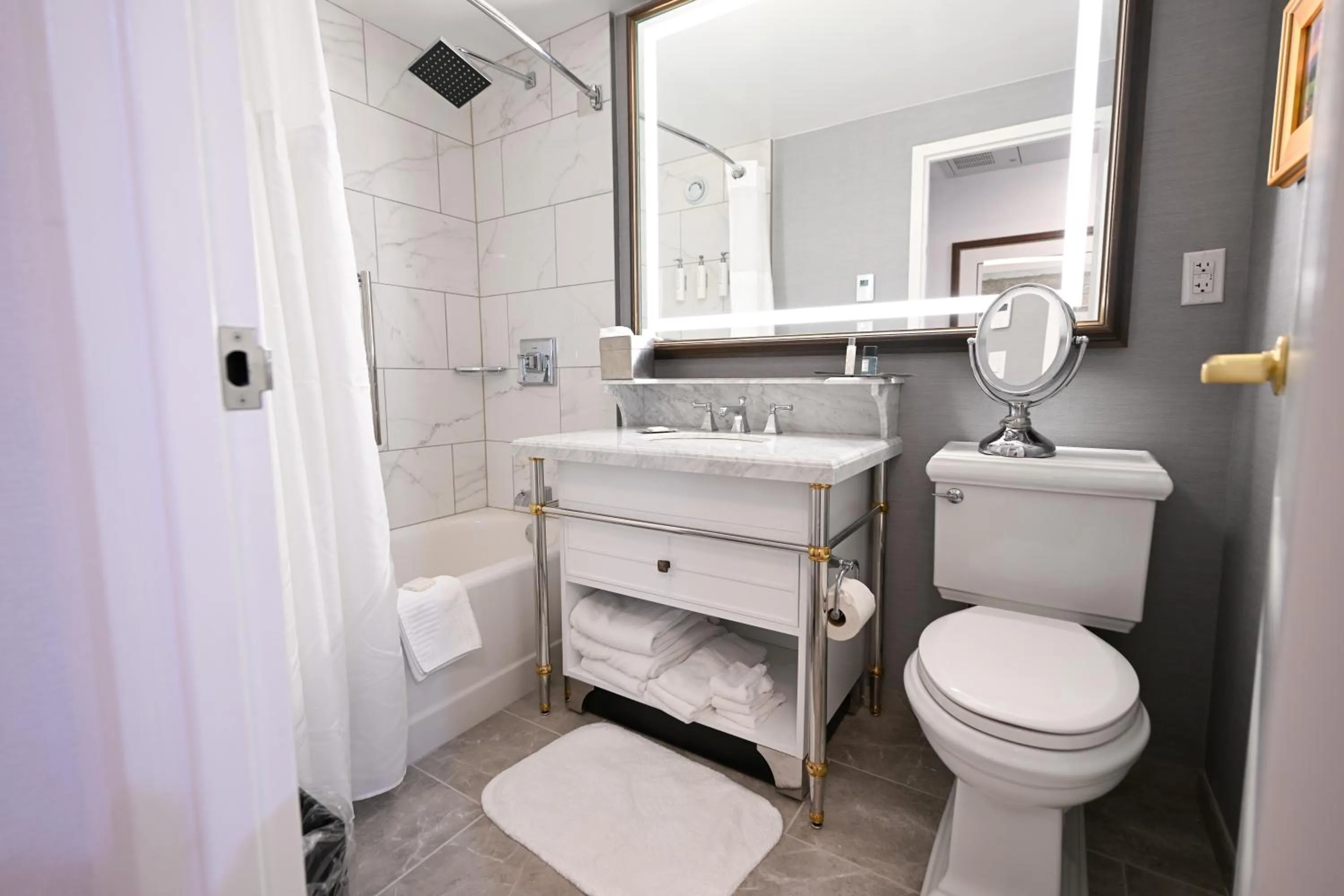 Bathroom in Hotel Roanoke & Conference Center, Curio Collection by Hilton