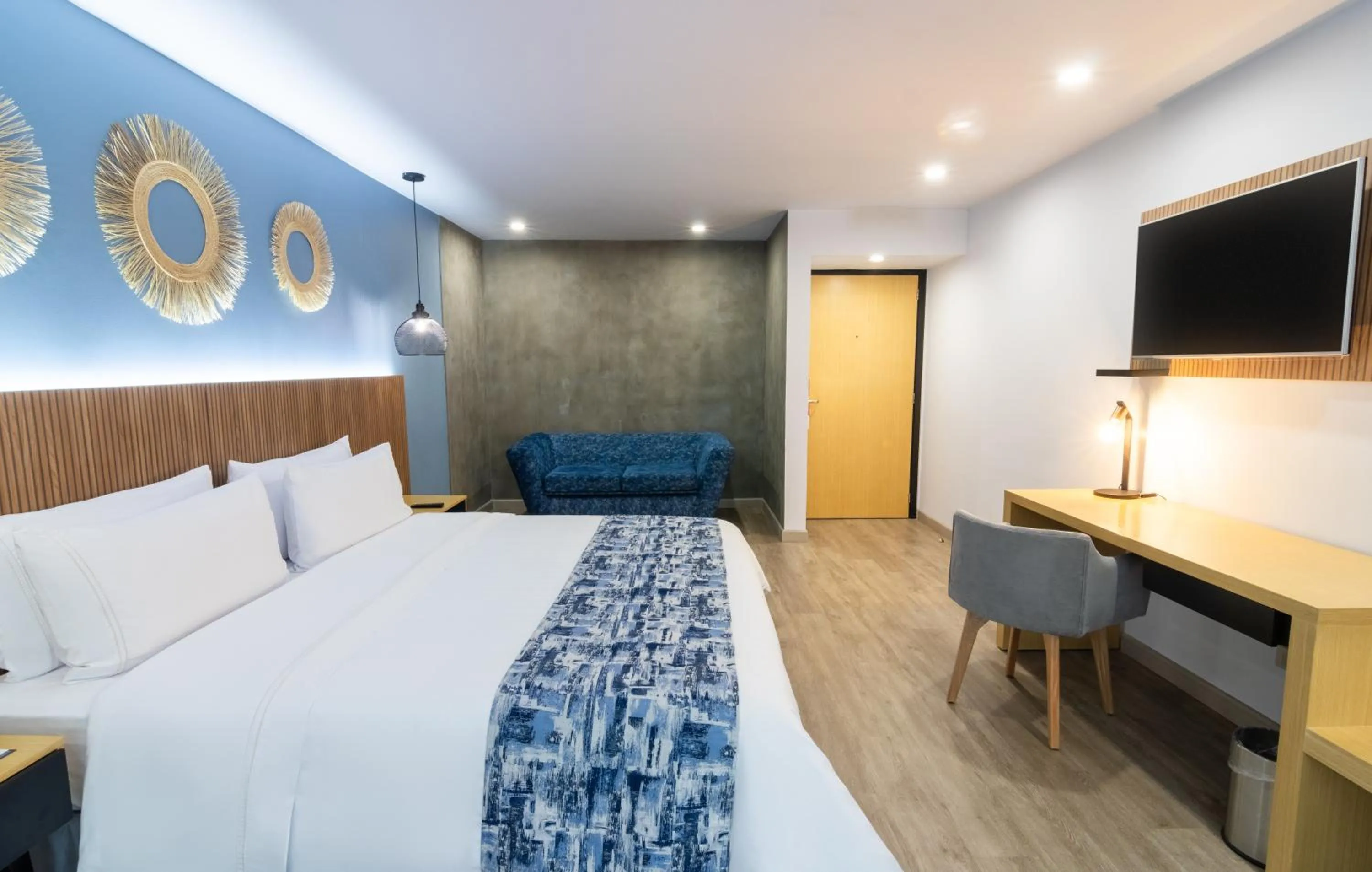 Bedroom, Bed in GHL Hotel Abadia Plaza