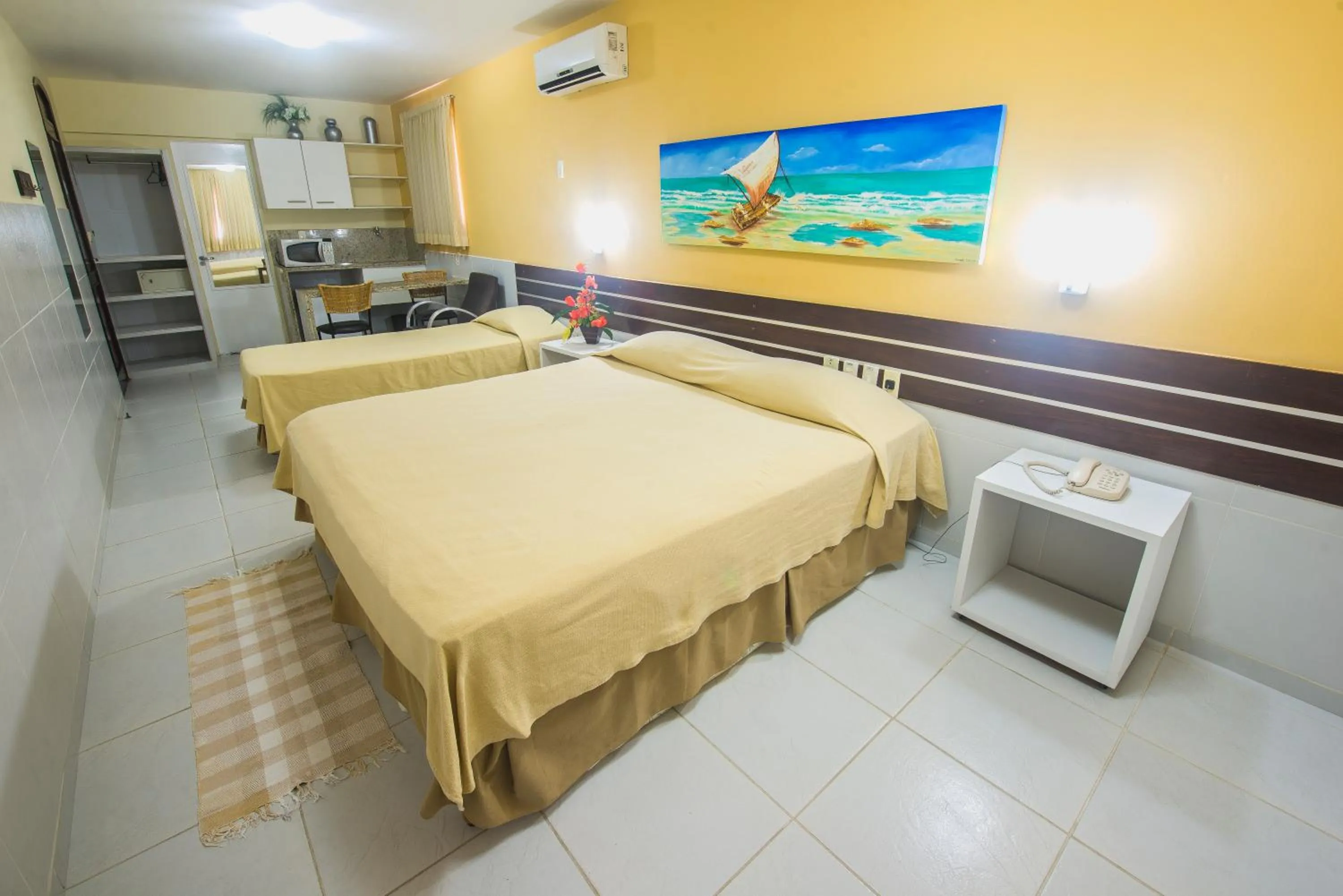 Bed in Hotel Pousada Tamandaré - PB