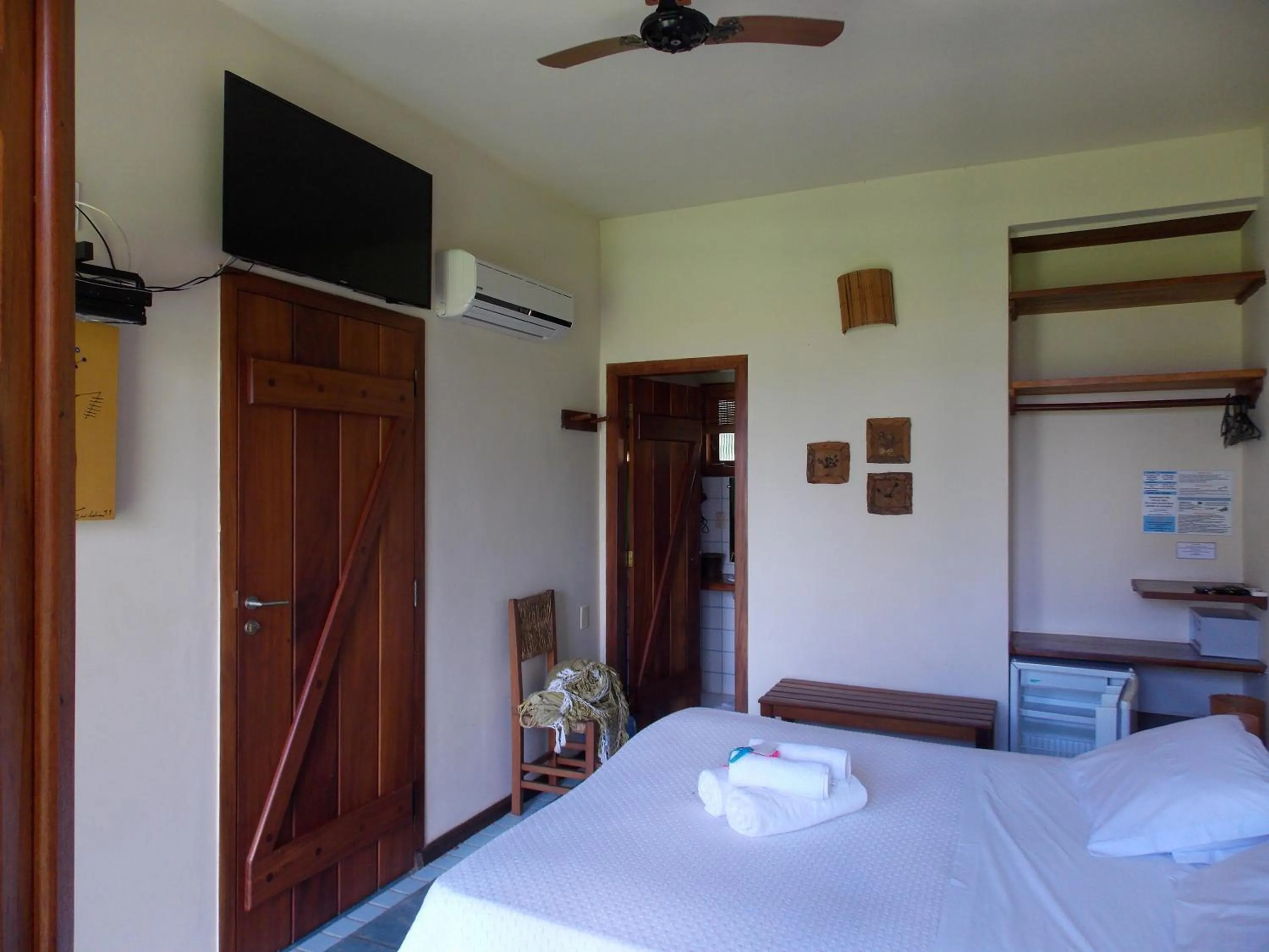 Bed in Pousada Ponta do Muta