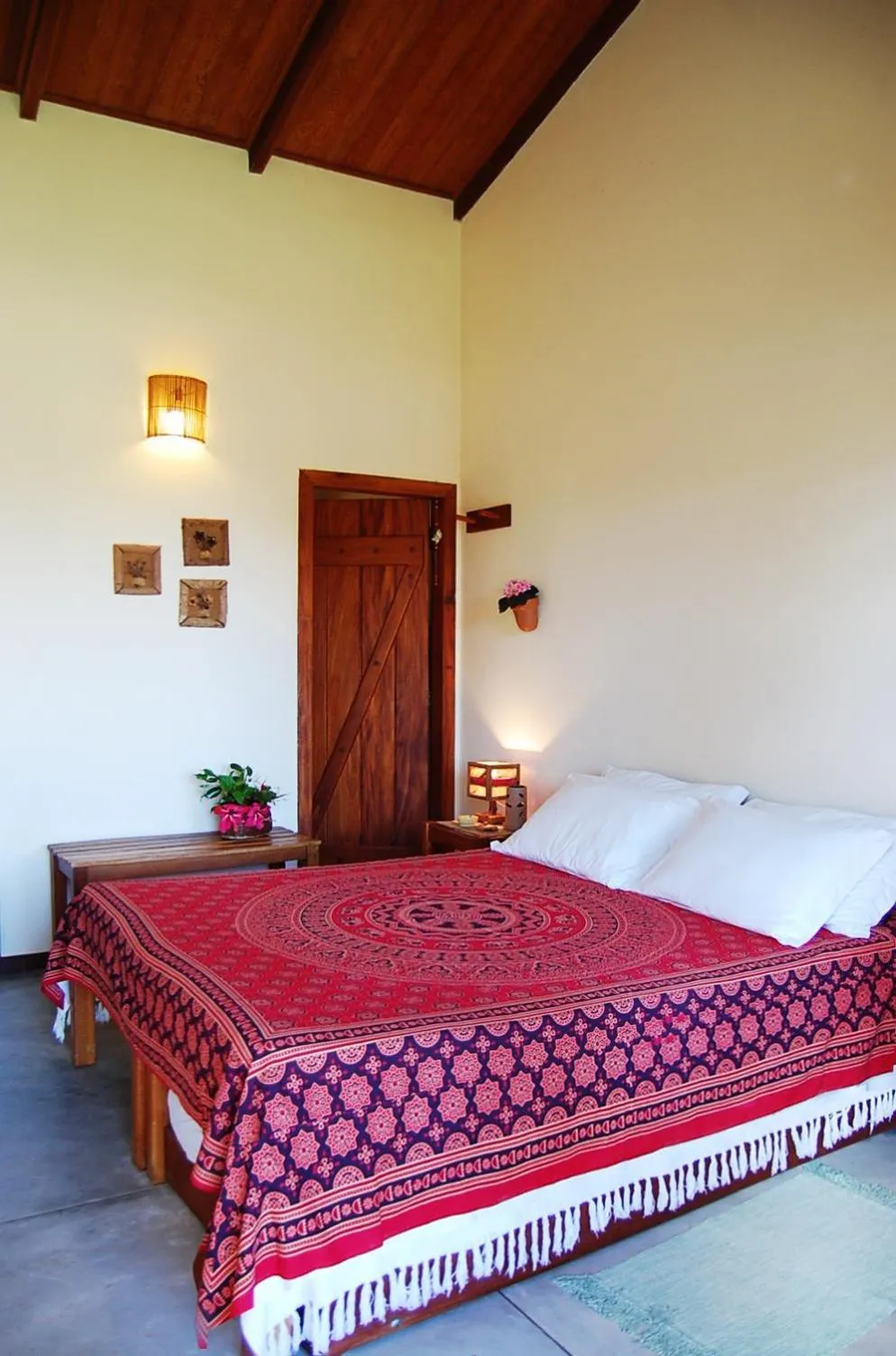 Bed in Pousada Ponta do Muta