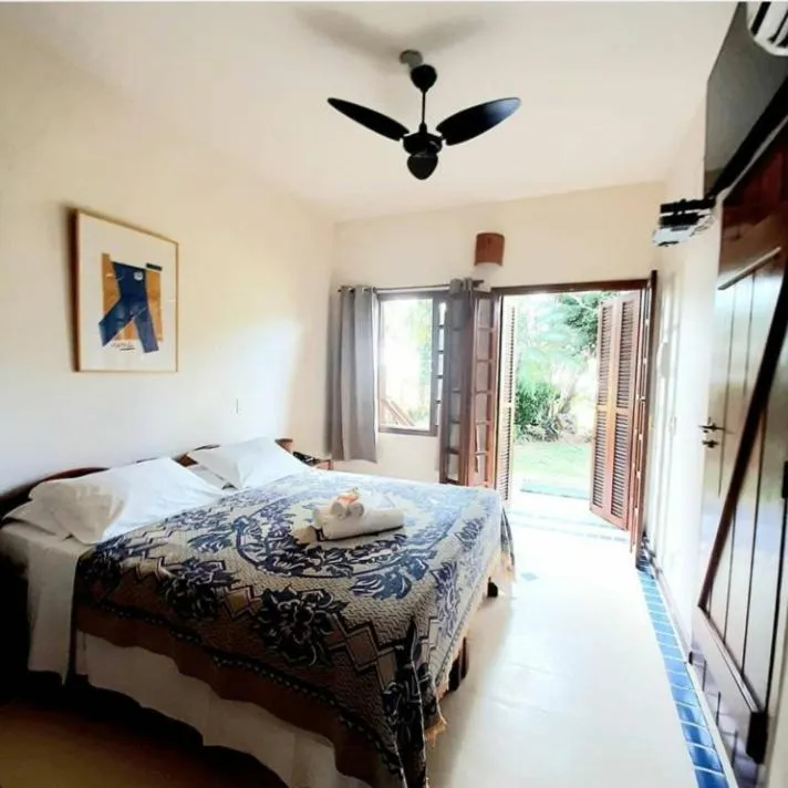 Bed in Pousada Ponta do Muta