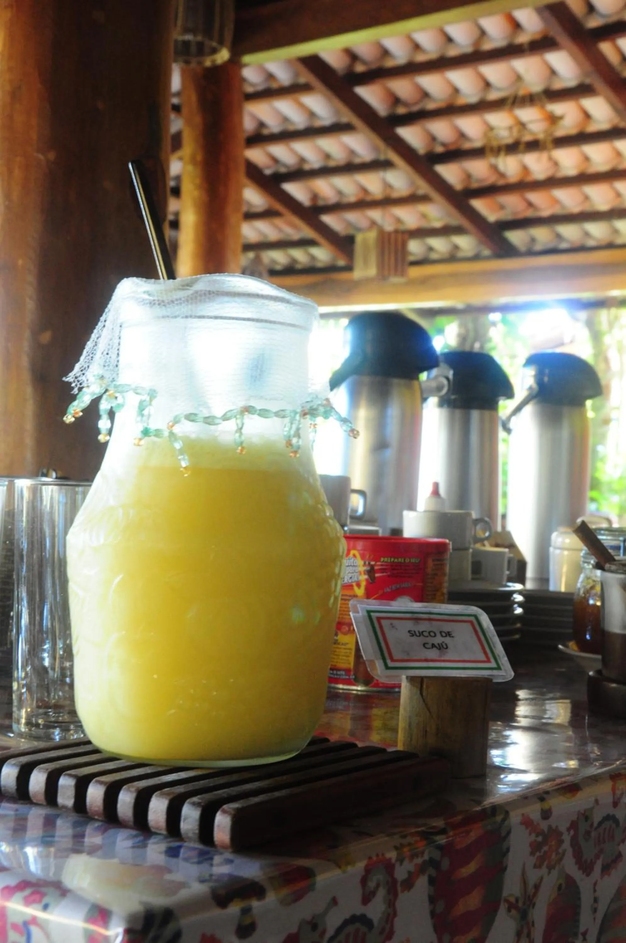 Buffet breakfast in Pousada Ponta do Muta