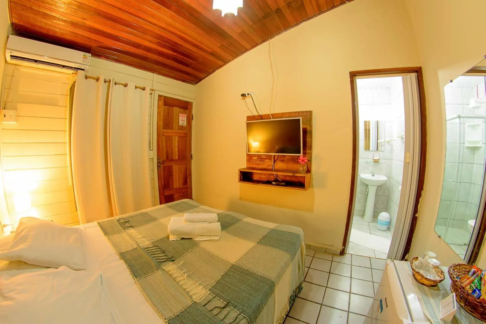 Bed in Pousada Lenda das Águas