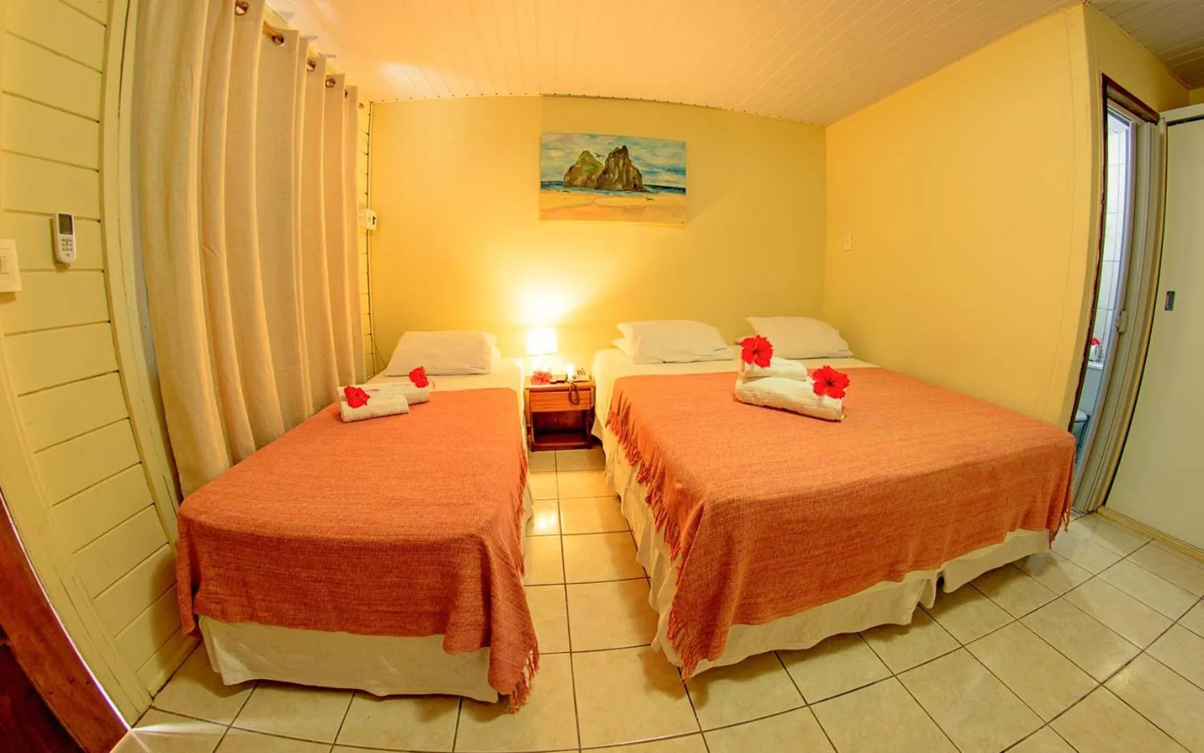 Bed in Pousada Lenda das Águas