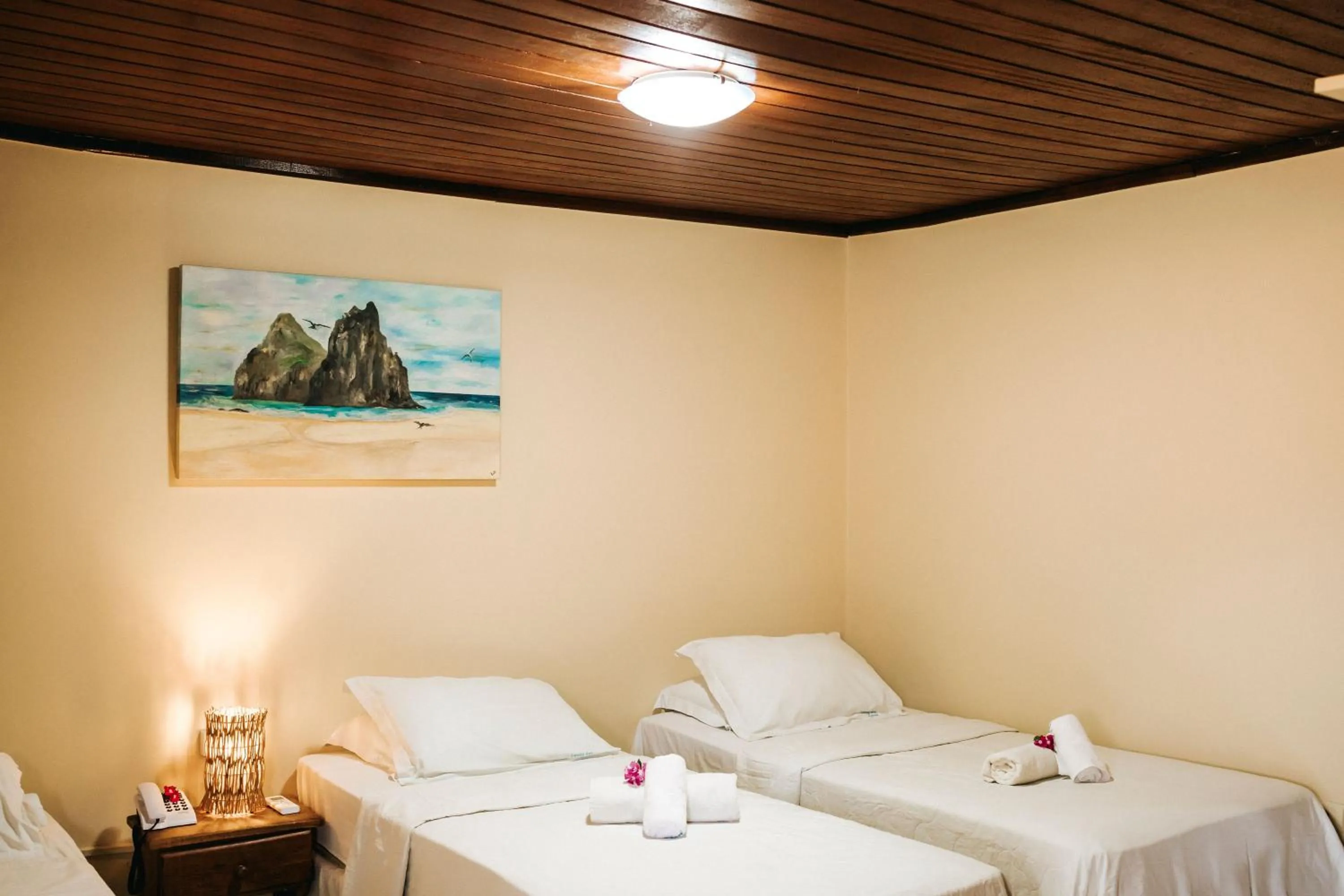 Property building, Bed in Pousada Lenda das Águas