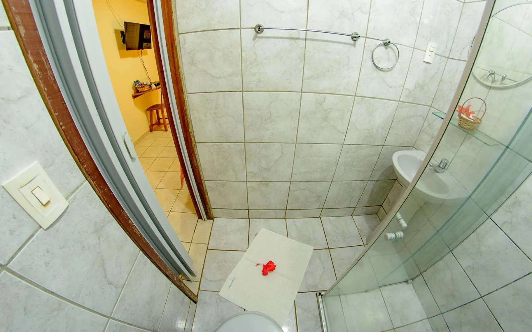 Bathroom in Pousada Lenda das Águas