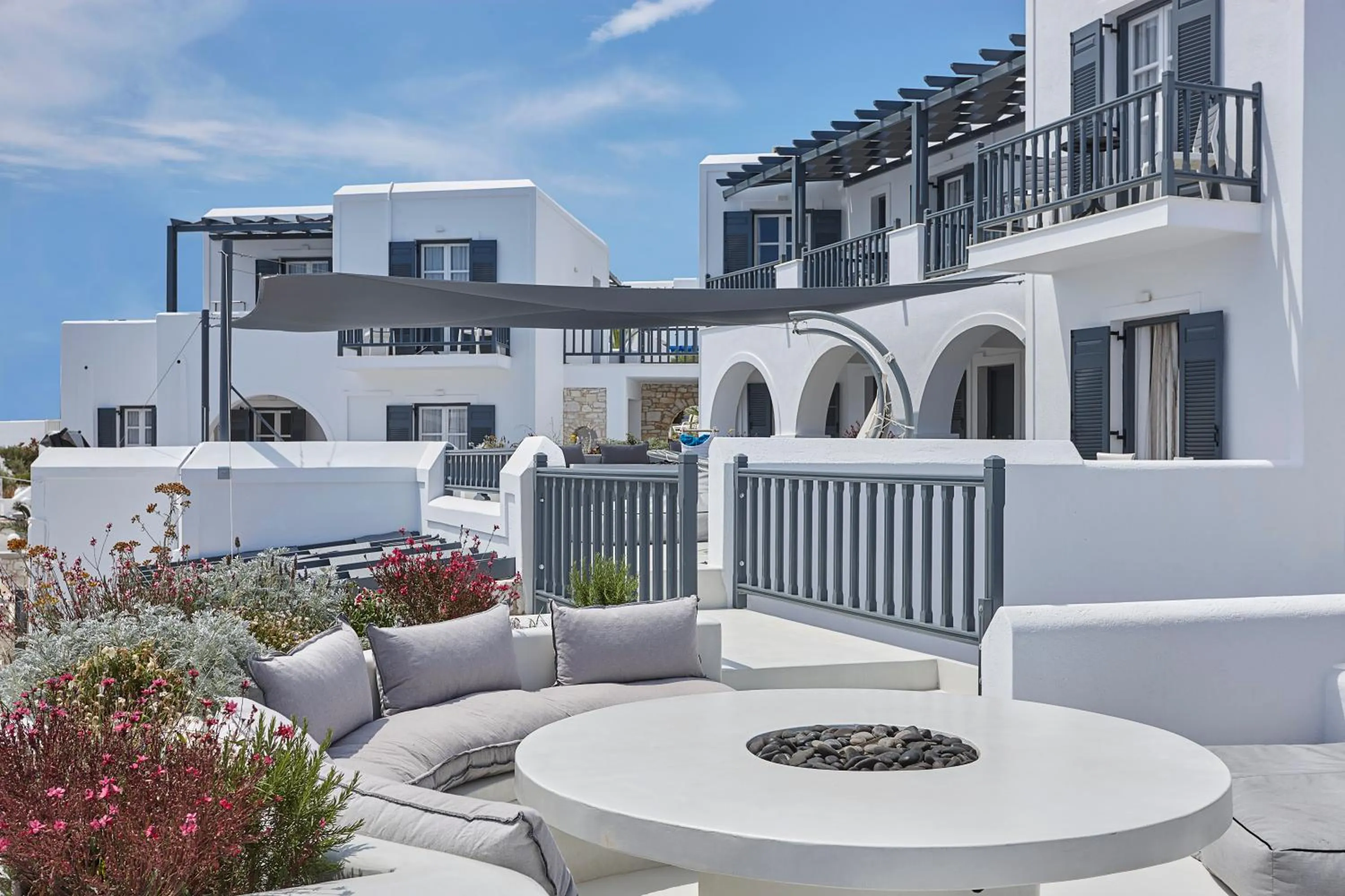 Patio in Parian Boutique Hotel