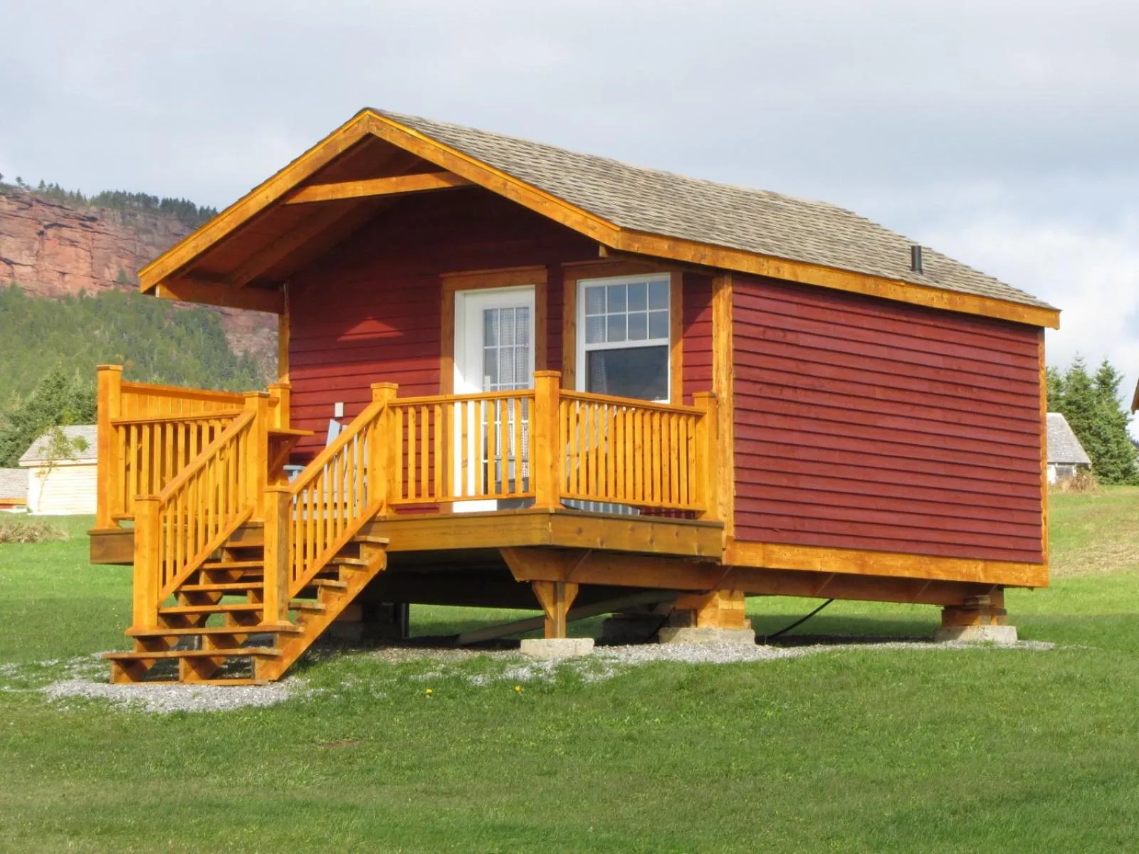 Facade/entrance in Chalets Nature Océan