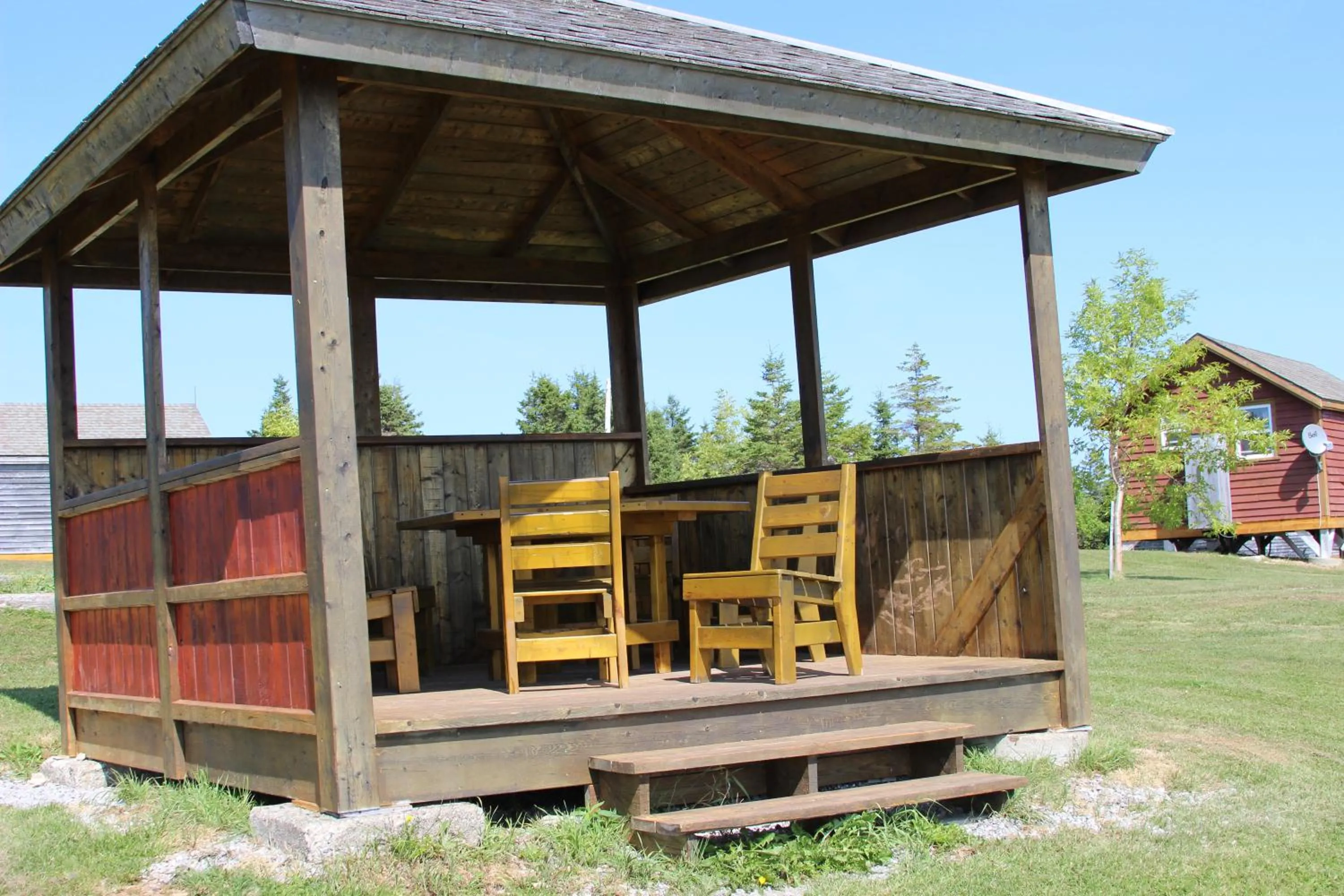 Patio in Chalets Nature Océan