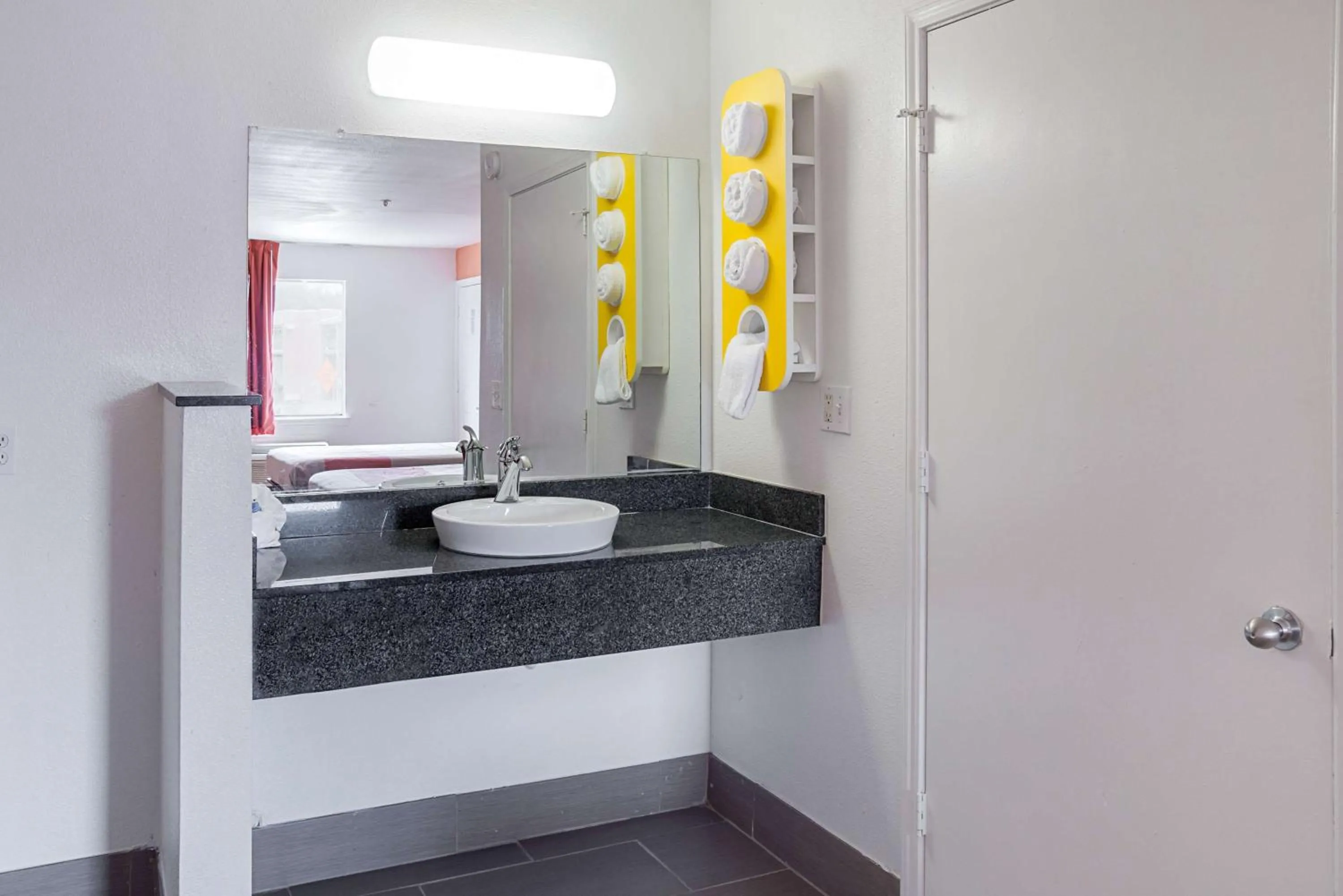 Bathroom in Motel 6-Grand Prairie, TX - Near Six Flags Drive