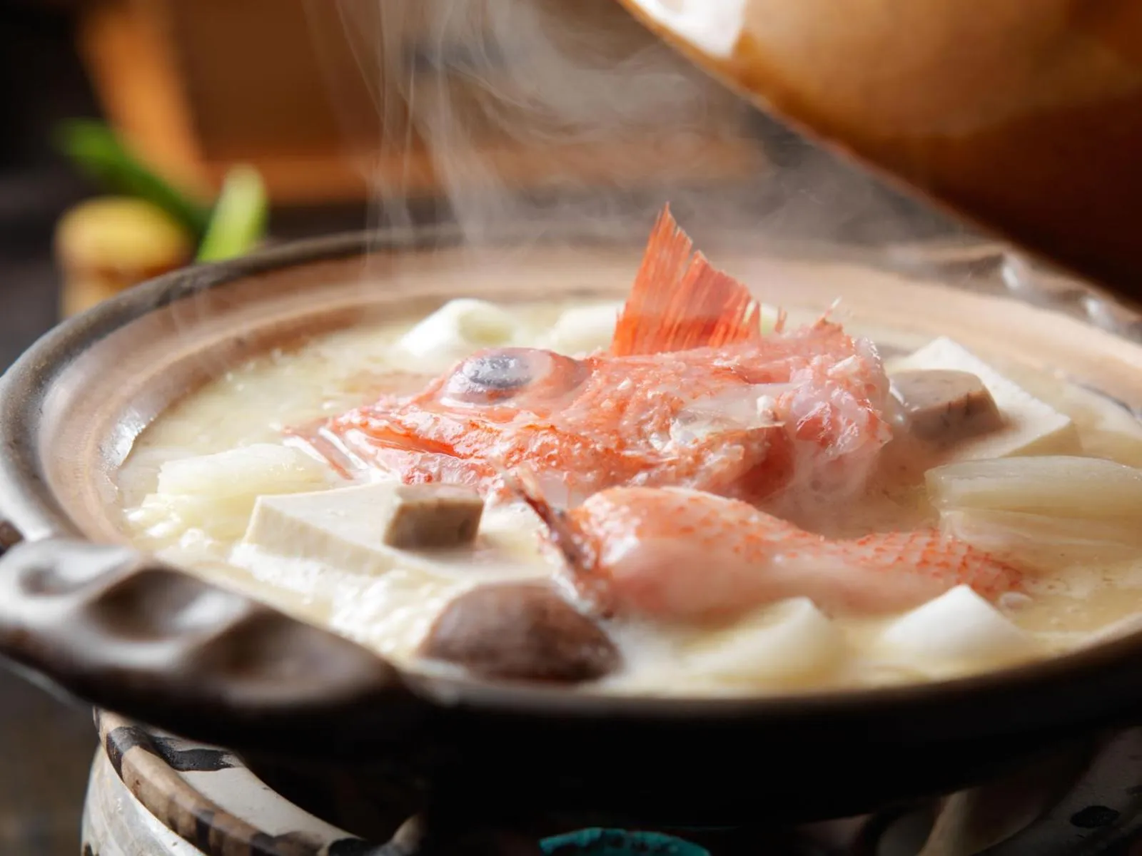 Food close-up in Akan Tsuruga Besso Hinanoza