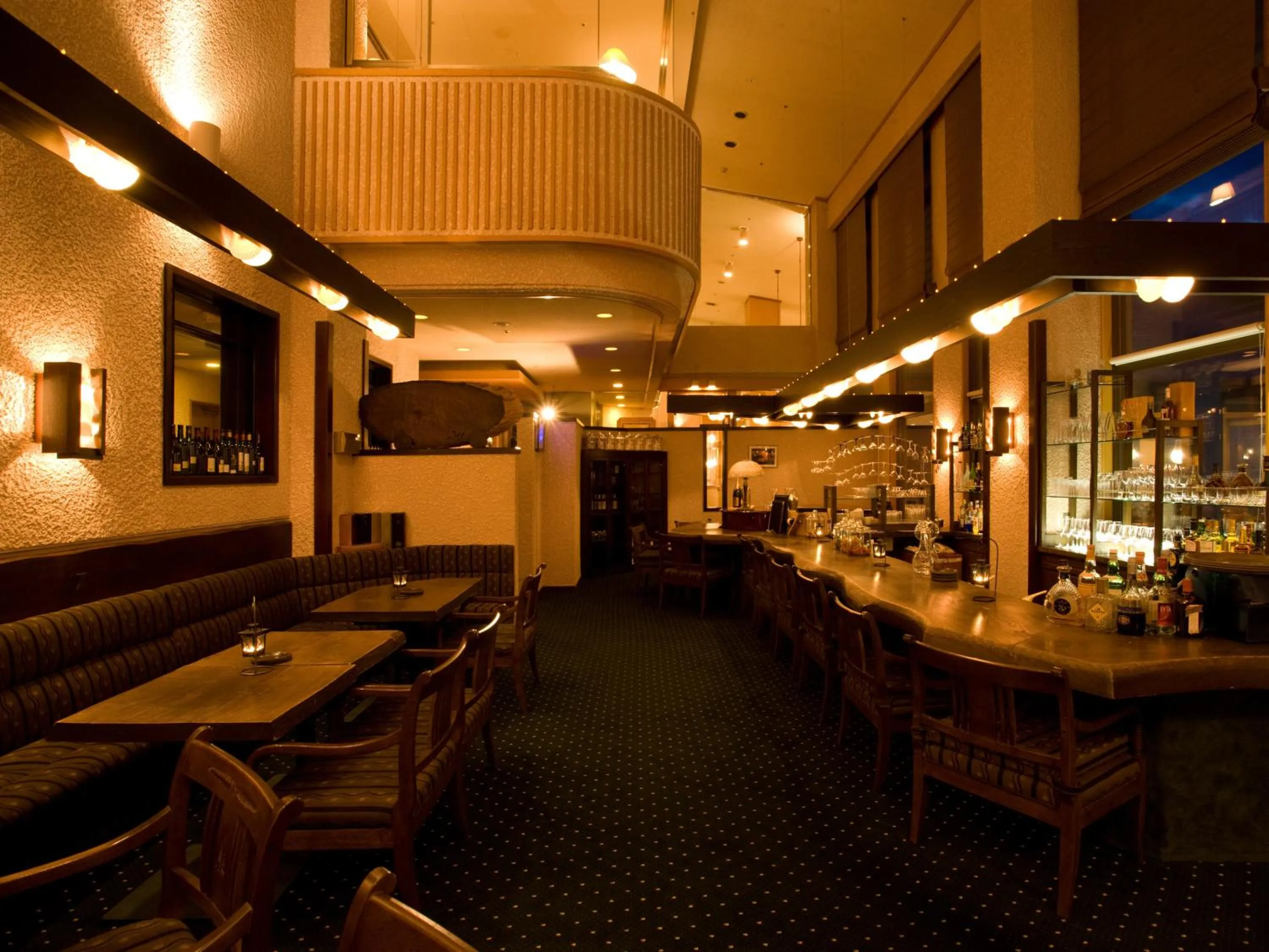 Lounge or bar in Lake Saroma Tsuruga Resort